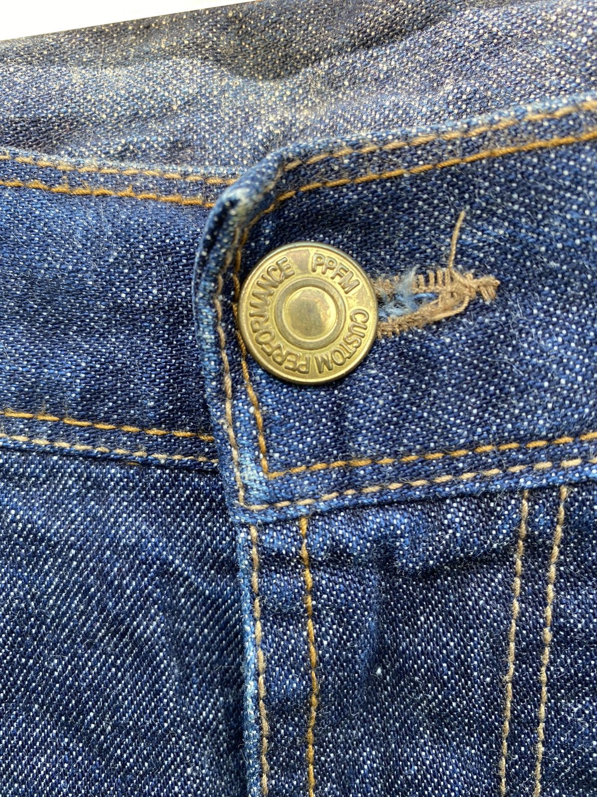 Japanese Brand × PPFM PFFM Indigo Jeans PPFM Custom Performance Size US 32 / EU 48 - 3 Thumbnail