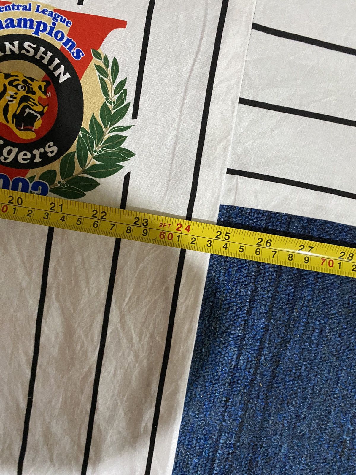 Japanese Brand × Vintage Vintage Hanshin Tiger 2003 Stripe Kimono Cardigan Size US XL / EU 56 / 4 - 12 Thumbnail