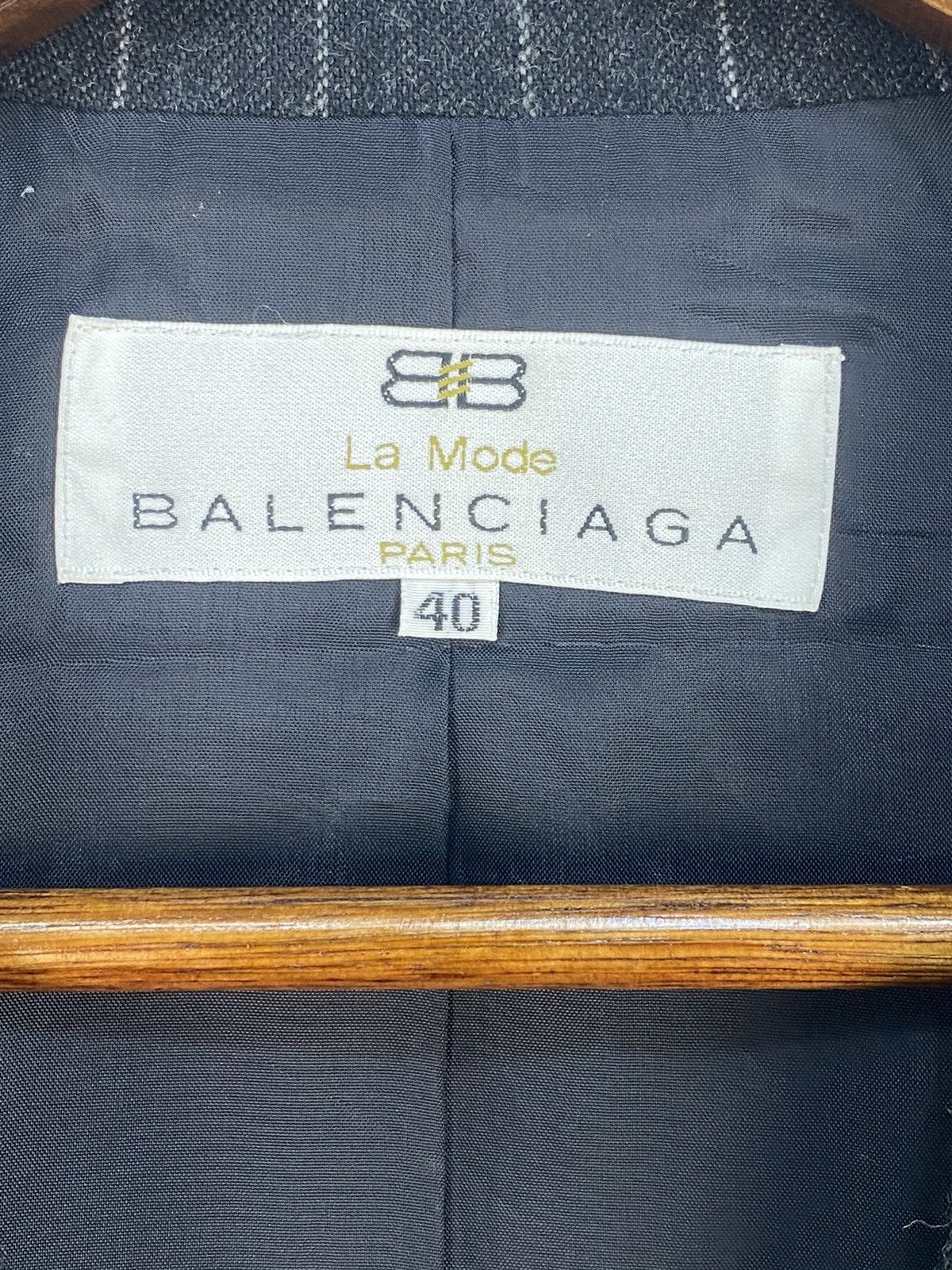Balenciaga Vintage Balenciaga Stripe Button Jacket Size US S / EU 44-46 / 1 - 5 Thumbnail
