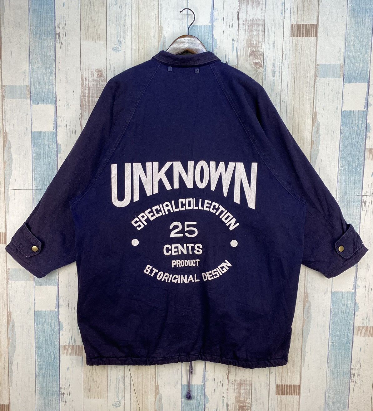 If Six Was Nine Vintage Malcolm Mclaren Of The Unknown 25 Cents Jacket Size US XL / EU 56 / 4 - 8 Thumbnail