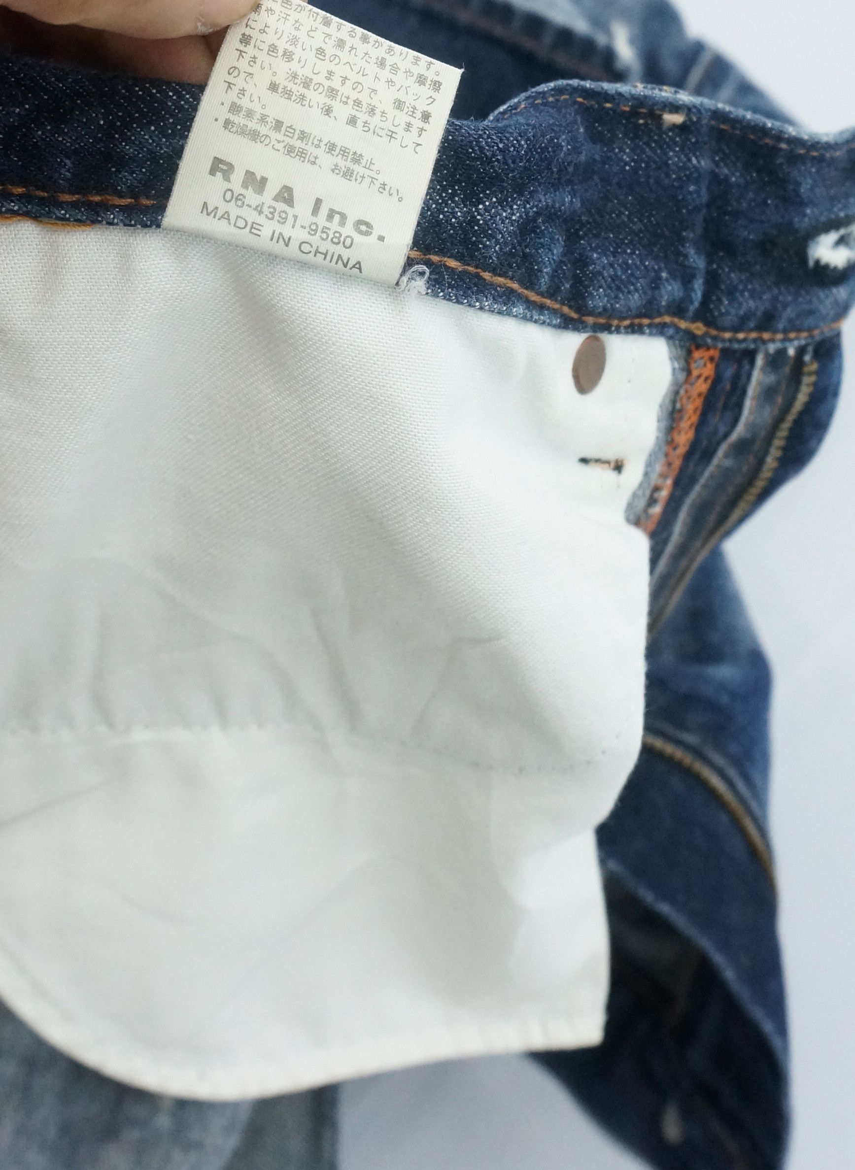 Japanese Brand Vintage RNA Inc Japan Distressed Faded Jeans Size US 30 / EU 46 - 20 Thumbnail