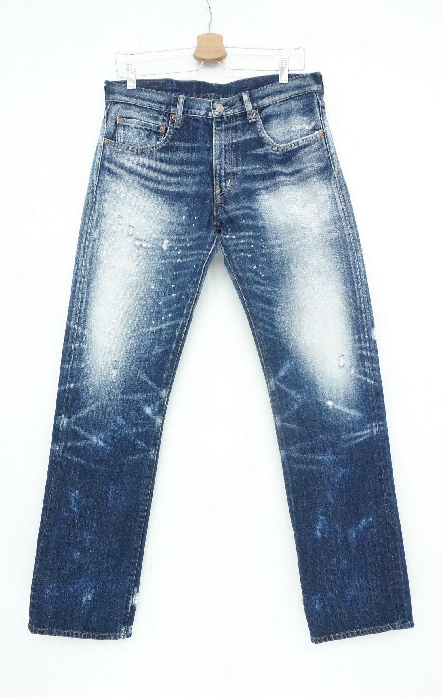 Japanese Brand Vintage RNA Inc Japan Distressed Faded Jeans Size US 30 / EU 46 - 1 Thumbnail