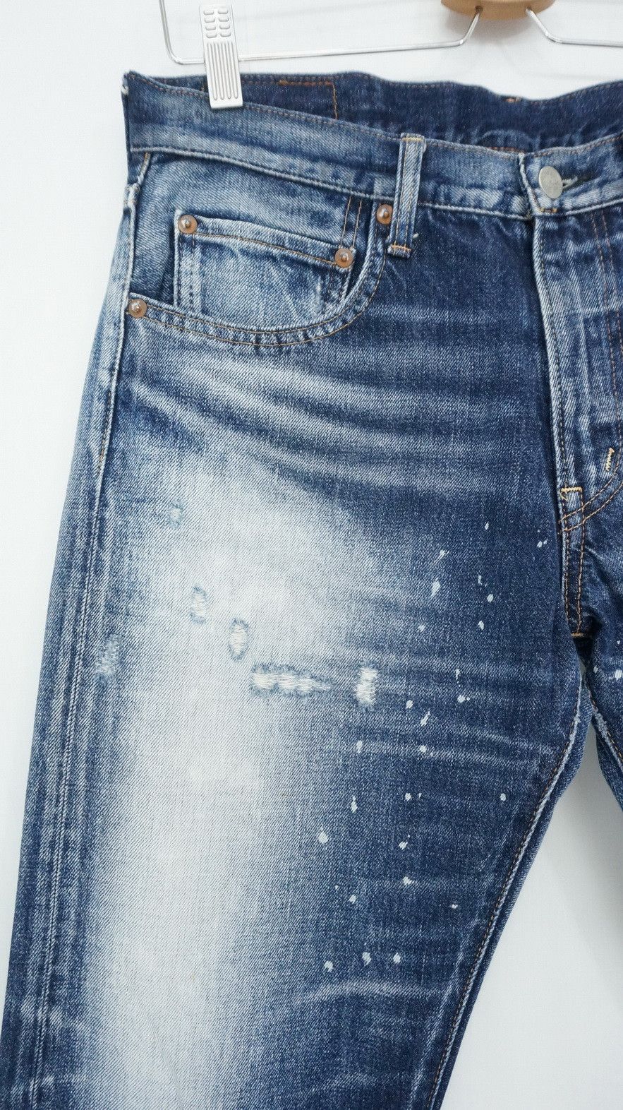 Japanese Brand Vintage RNA Inc Japan Distressed Faded Jeans Size US 30 / EU 46 - 4 Thumbnail