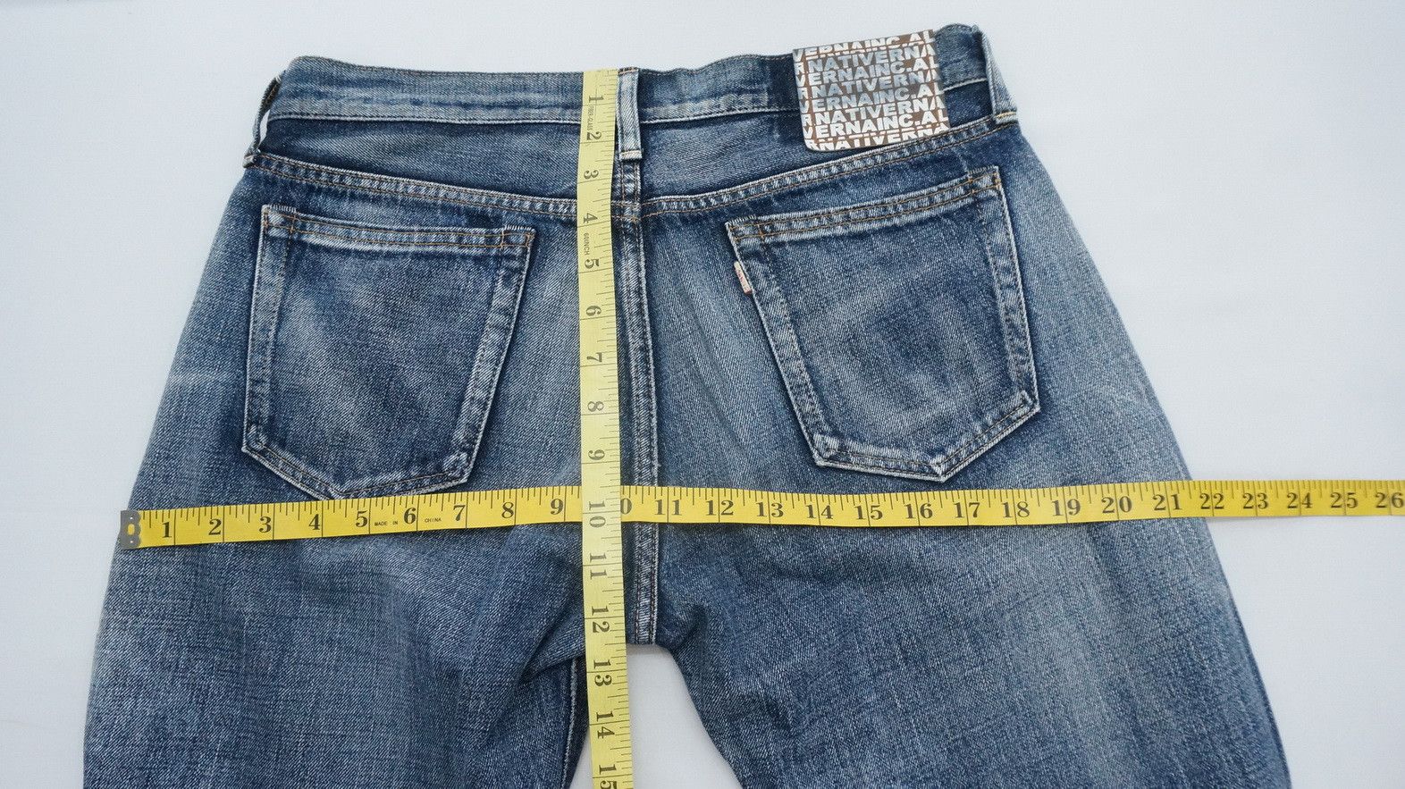 Japanese Brand Vintage RNA Inc Japan Distressed Faded Jeans Size US 30 / EU 46 - 16 Thumbnail