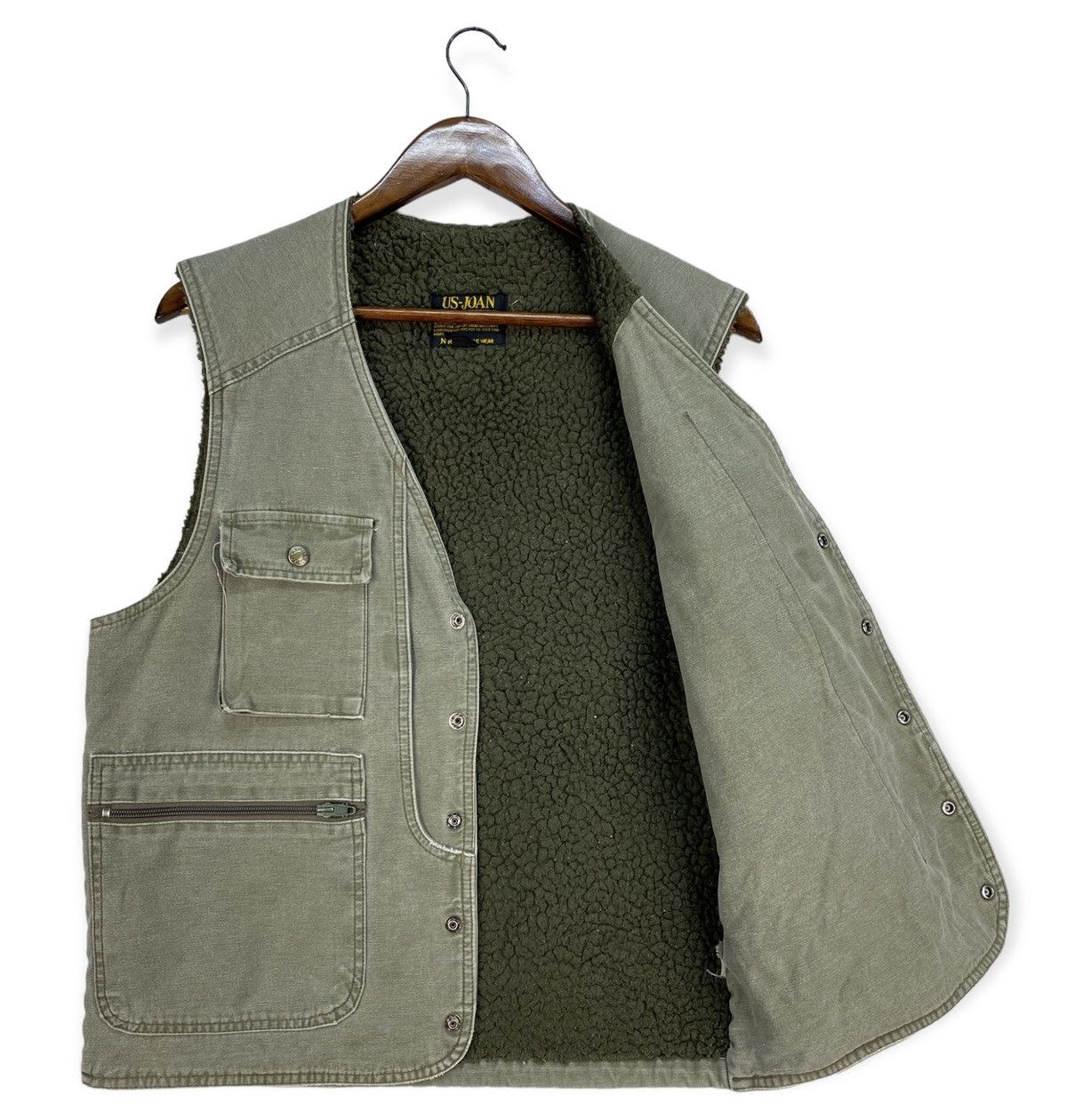 Us-John Fur Lining Vest Outerwear