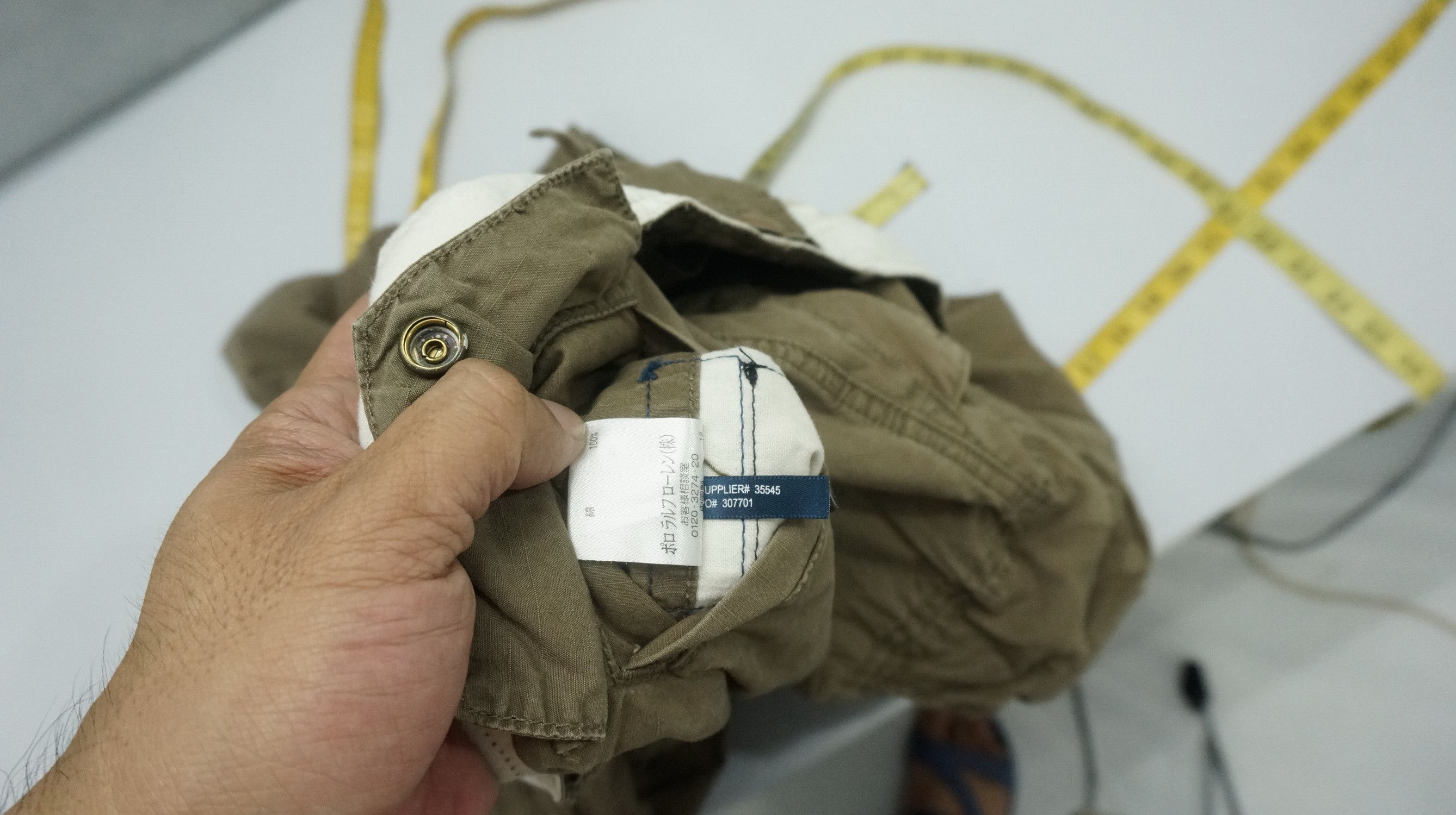 Polo Ralph Lauren Polo Ralph Lauren Vintage Worn Out Lightweight Cargo Pants Size US 33 - 25 Thumbnail