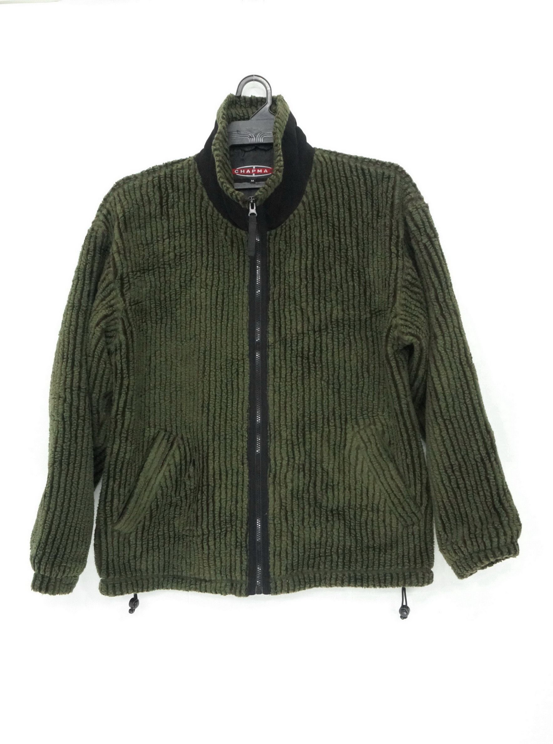 Other CHAPMAN Ribbed Fleece Zipper Jacket Size US M / EU 48-50 / 2 - 2 Thumbnail