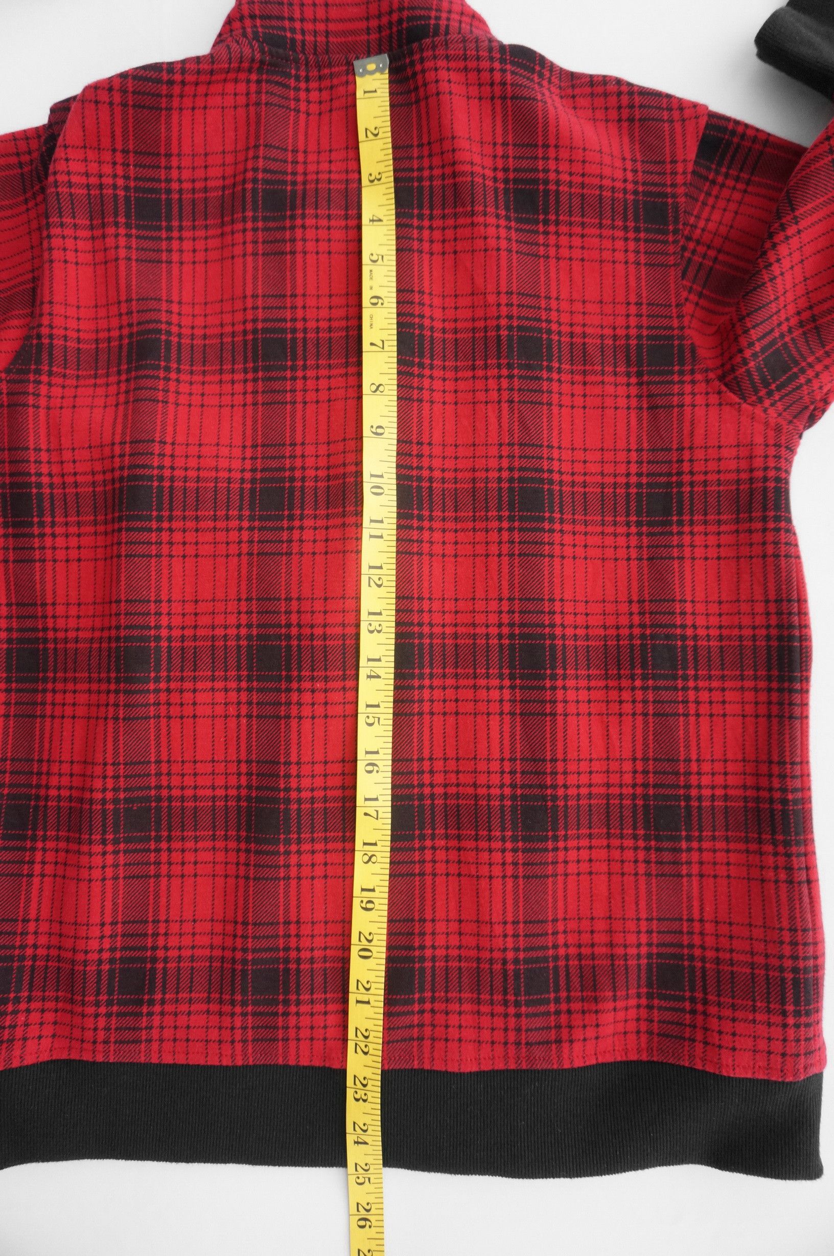 Japanese Brand ONE AFTER 99 Punk Shadow Plaid Tartan Slanted Zipper Jacket Size US S / EU 44-46 / 1 - 18 Thumbnail