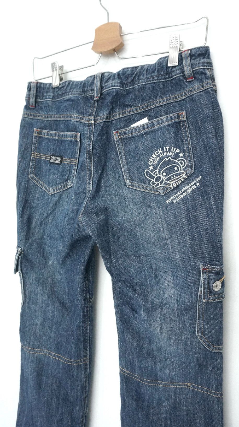Japanese Brand Japanese Brand BLUE CROSS GIRLS Cargo Jeans Size US 28 / EU 44 - 8 Thumbnail