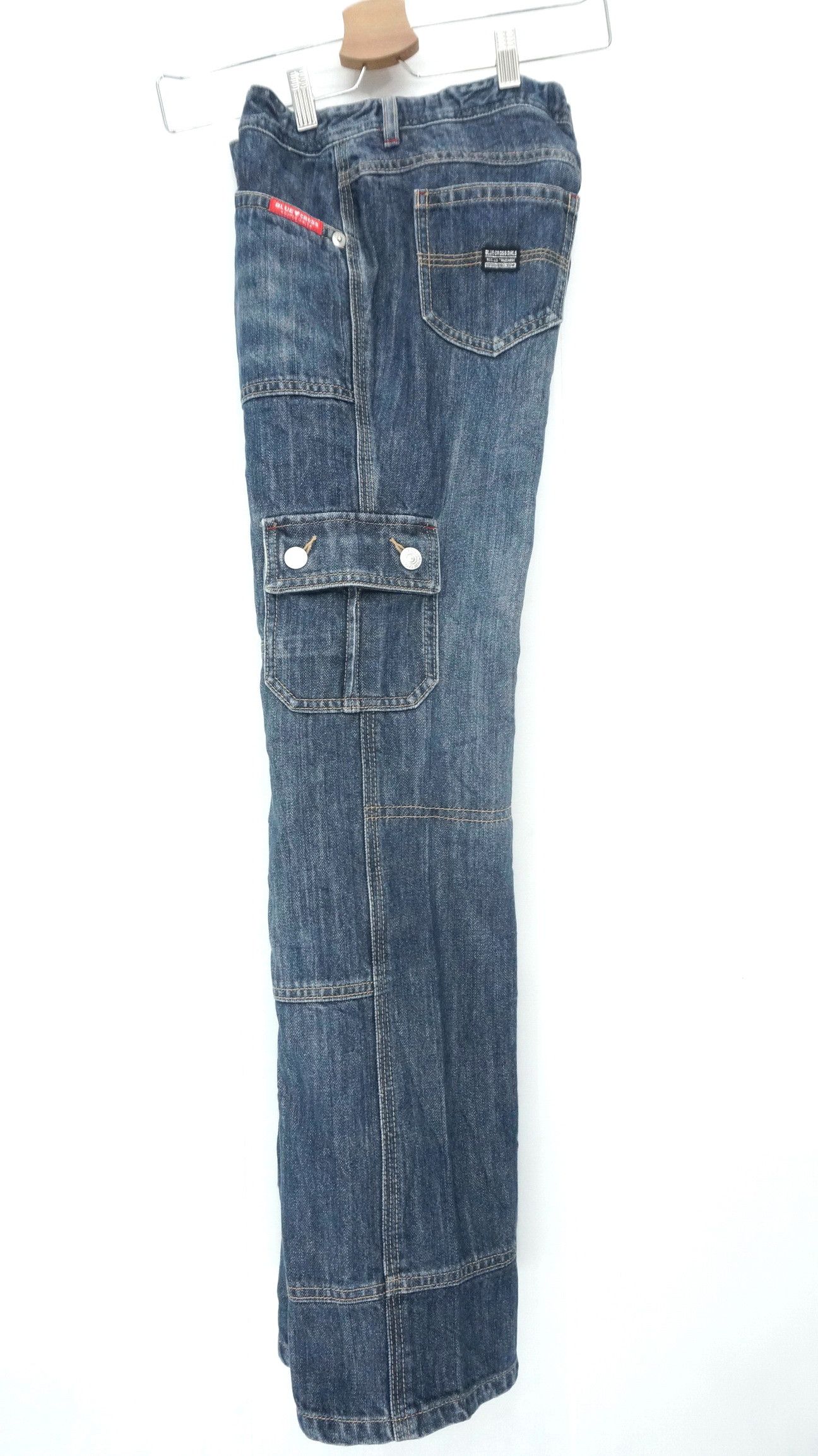 Japanese Brand Japanese Brand BLUE CROSS GIRLS Cargo Jeans Size US 28 / EU 44 - 3 Thumbnail