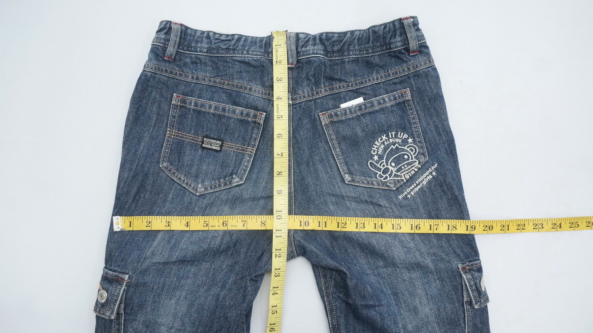 Japanese Brand Japanese Brand BLUE CROSS GIRLS Cargo Jeans Size US 28 / EU 44 - 16 Thumbnail