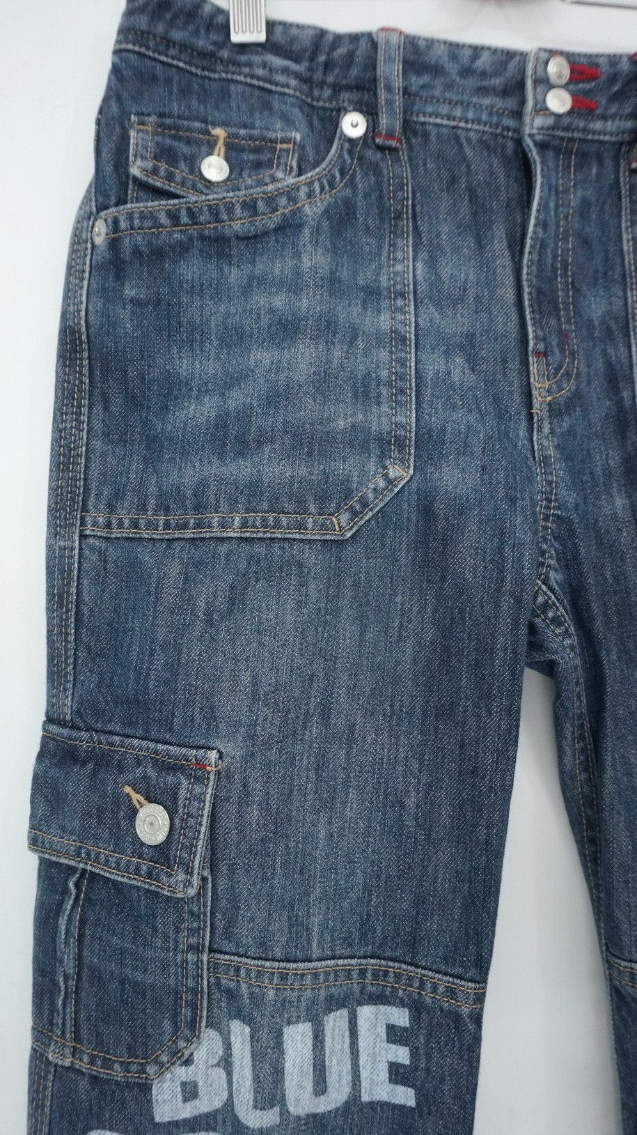 Japanese Brand Japanese Brand BLUE CROSS GIRLS Cargo Jeans Size US 28 / EU 44 - 5 Thumbnail
