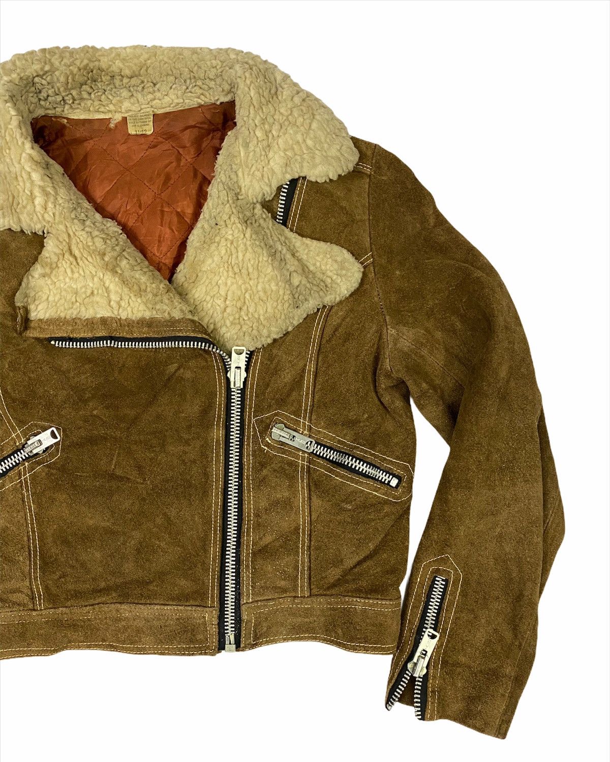 Vintage Vintage Cropped Suede Leather Jacket Size US S / EU 44-46 / 1 - 5 Thumbnail