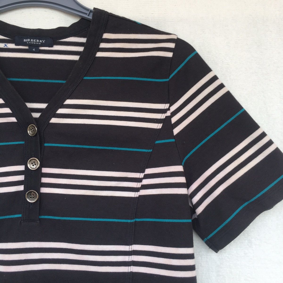 Burberry stripe tee Size US M / EU 48-50 / 2 - 3 Thumbnail