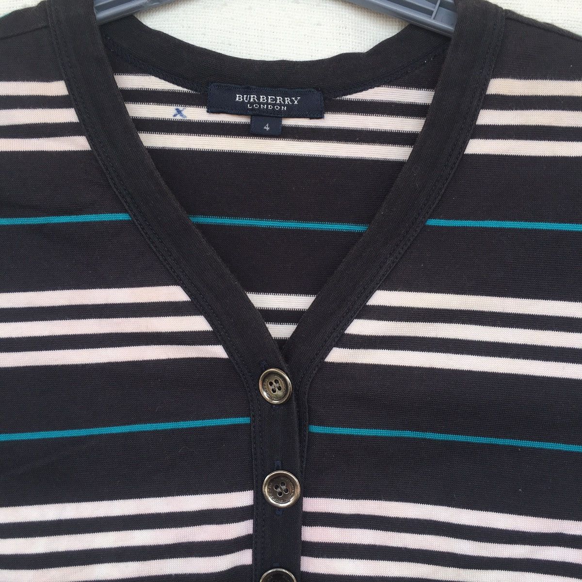 Burberry stripe tee Size US M / EU 48-50 / 2 - 2 Thumbnail