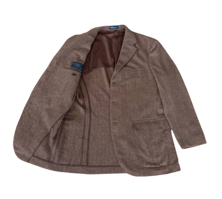 Polo Ralph Lauren × Ralph Lauren × Woolrich Woolen Mills Vintage Polo by Ralph Lauren Blazer Jacket Made in Japan Size US M / EU 48-50 / 2 - 7 Thumbnail