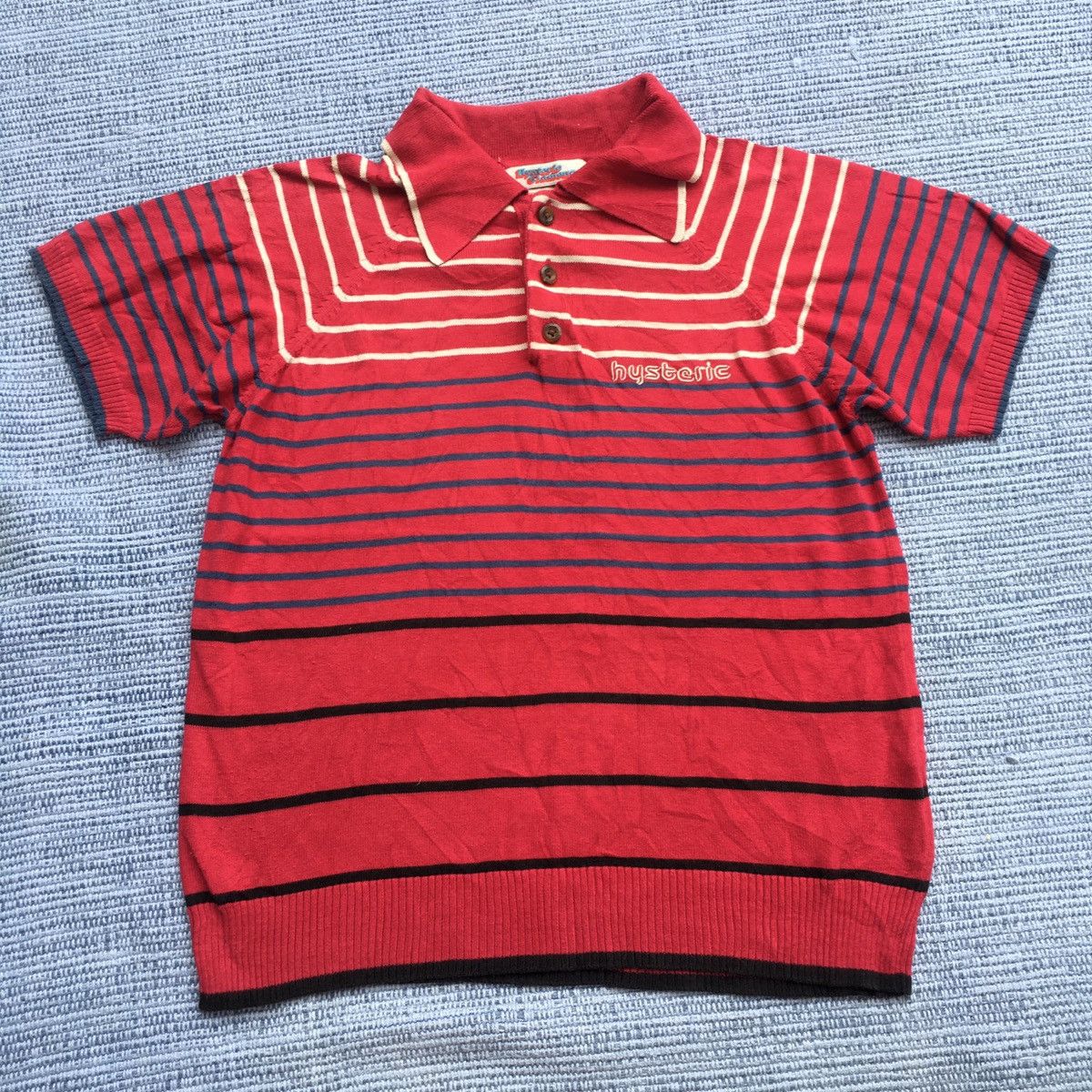 Hysteric Glamour vintage hysteric glamour stripe polo Size M / US 6-8 / IT 42-44 - 1 Thumbnail
