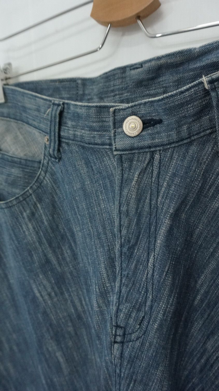 Japanese Brand Rare Vintage Japan ASNADISPEC Diagonal Brush Fabric Jeans Size US 34 / EU 50 - 9 Thumbnail