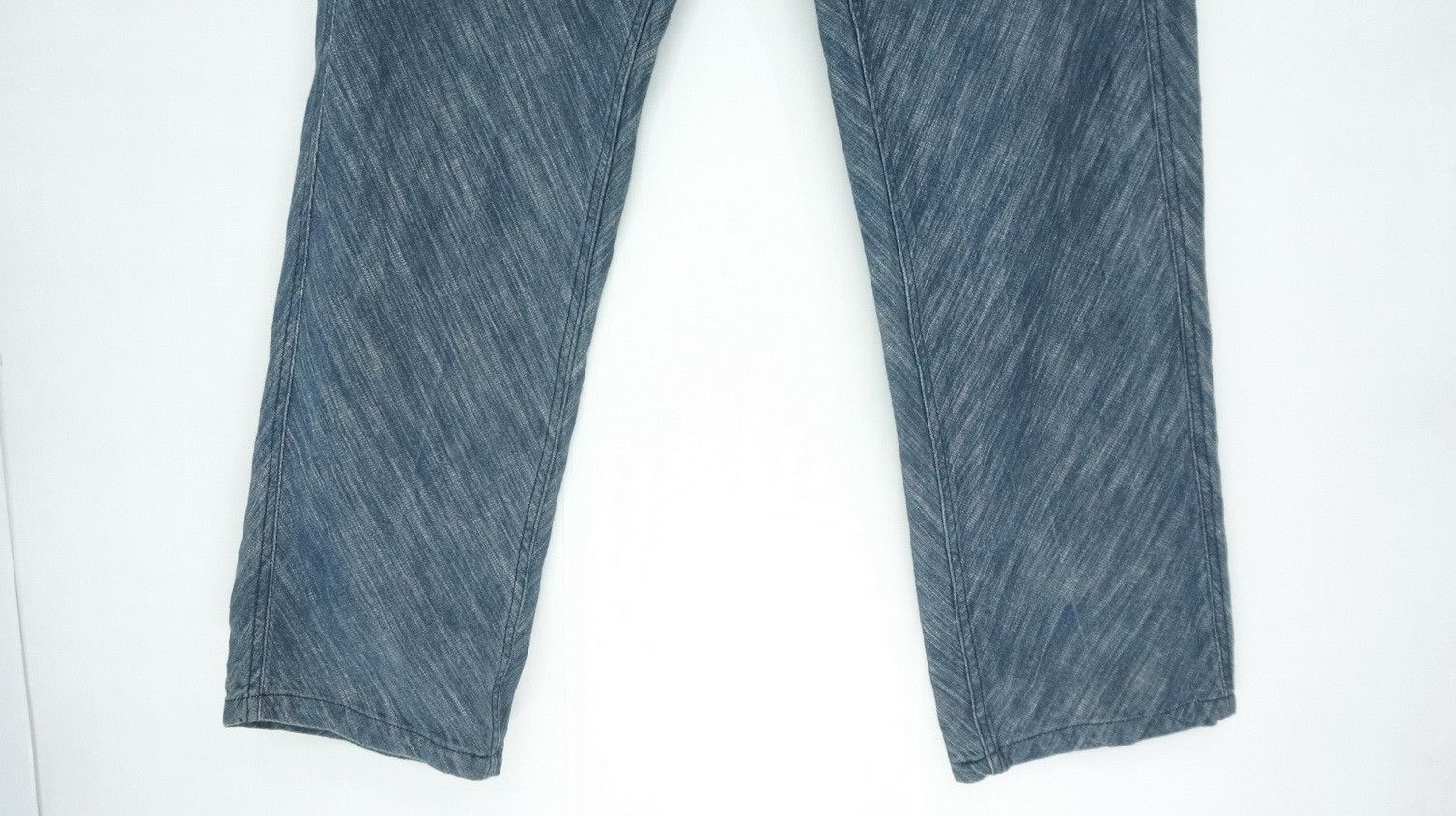 Japanese Brand Rare Vintage Japan ASNADISPEC Diagonal Brush Fabric Jeans Size US 34 / EU 50 - 7 Thumbnail