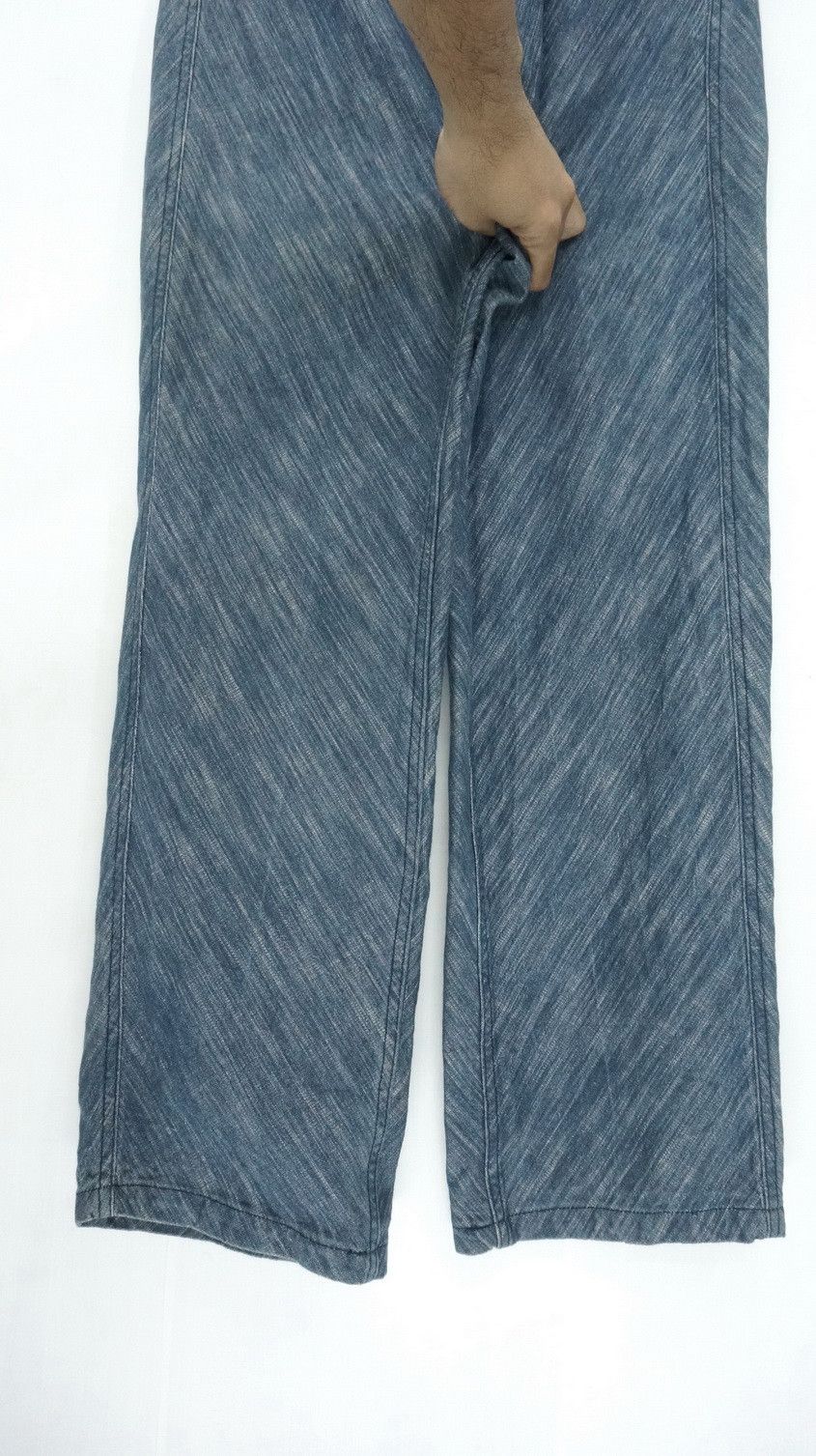Japanese Brand Rare Vintage Japan ASNADISPEC Diagonal Brush Fabric Jeans Size US 34 / EU 50 - 8 Thumbnail