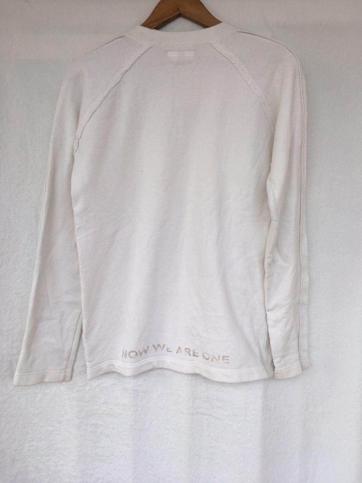 Katharine Hamnett London white ripped sweatshirt Size US M / EU 48-50 / 2 - 4 Thumbnail