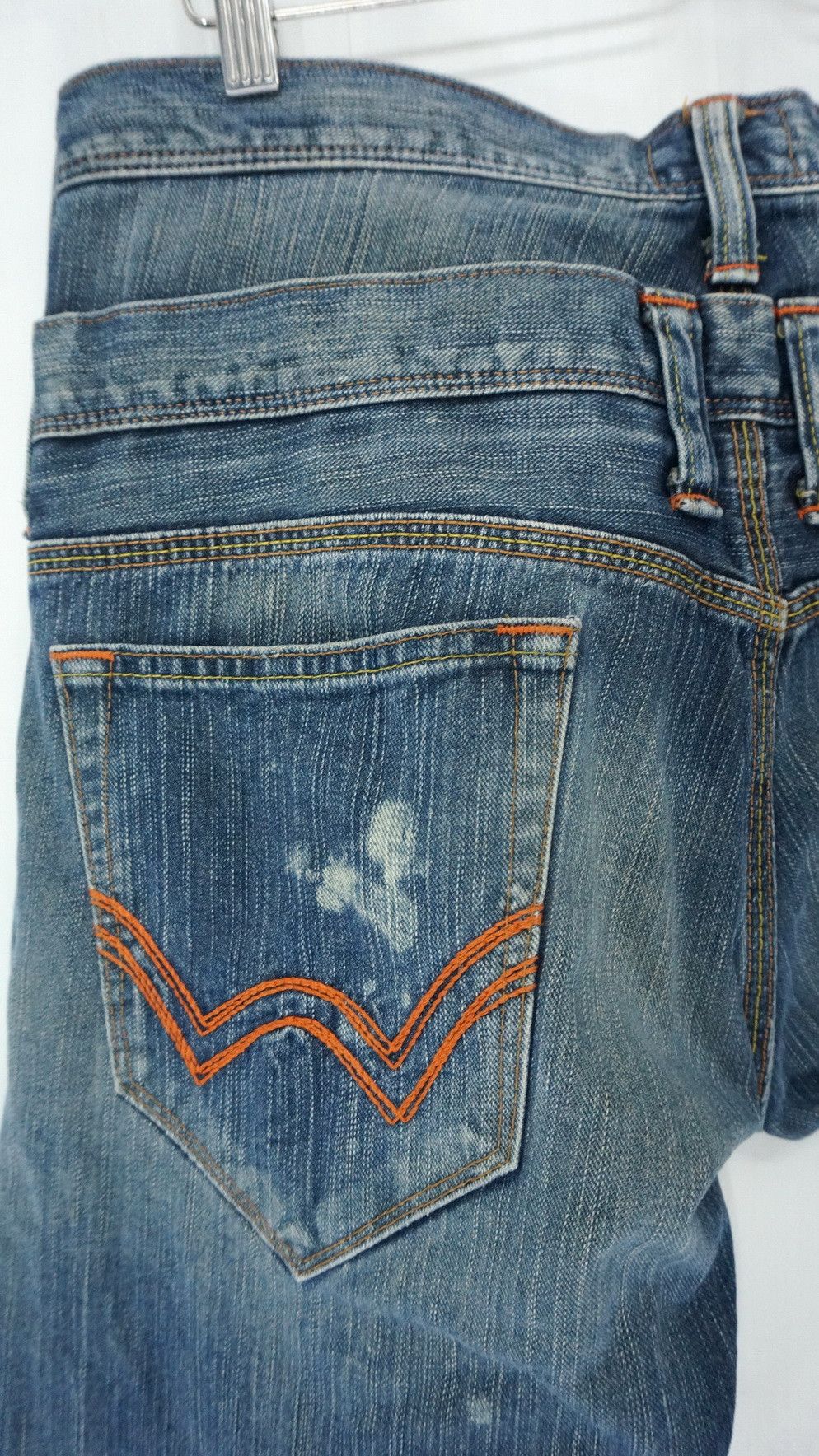 Edwin Rare 🔥 EDWIN XV Vintage Double Waist Acid Wash Jeans Size US 32 / EU 48 - 9 Thumbnail
