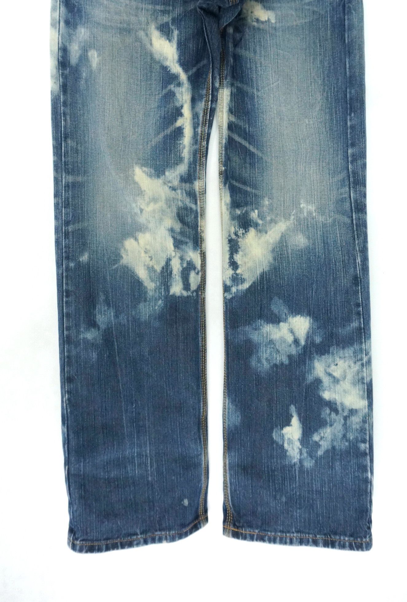Edwin Rare 🔥 EDWIN XV Vintage Double Waist Acid Wash Jeans Size US 32 / EU 48 - 6 Thumbnail