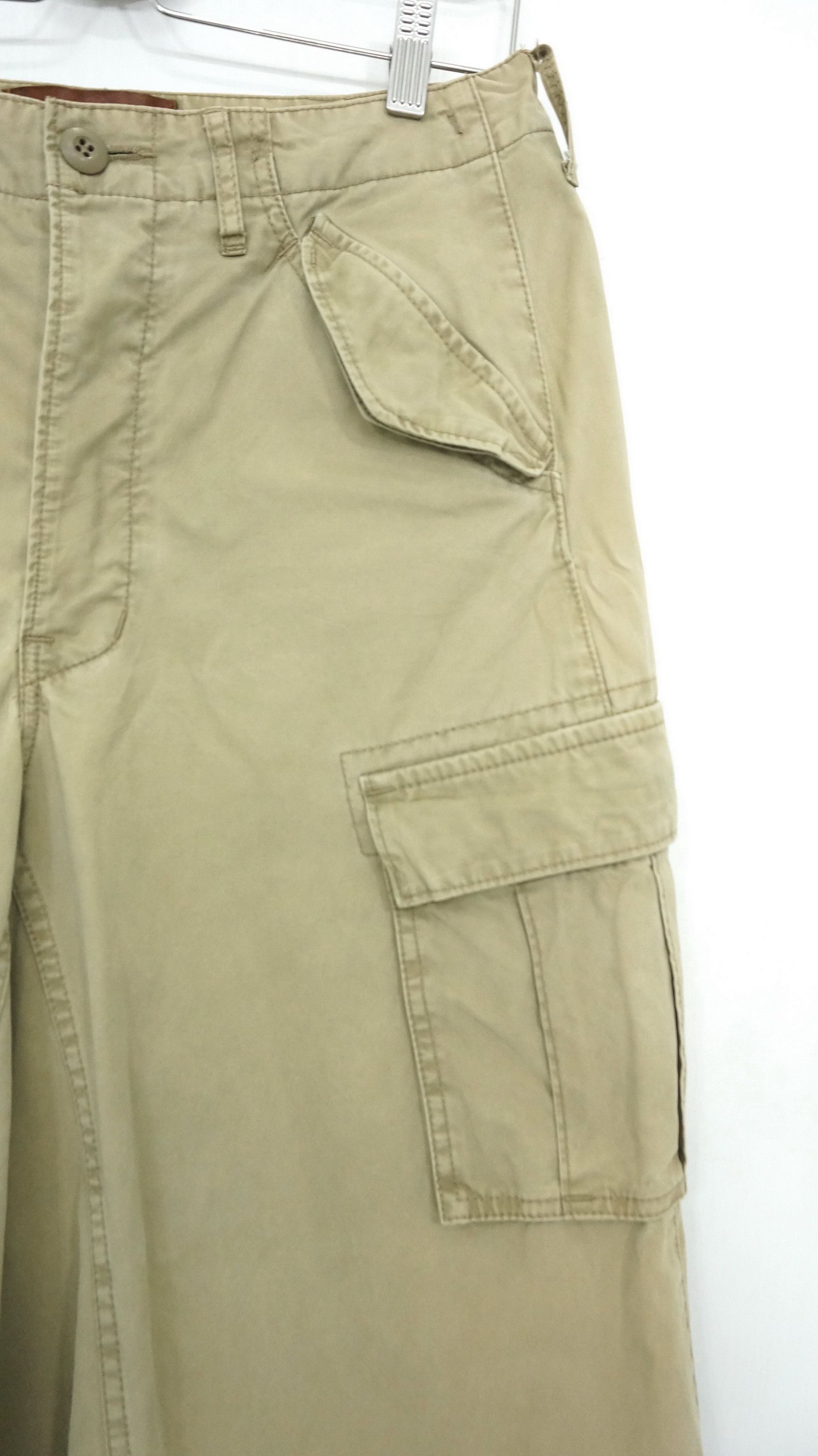 Japanese Brand Vintage RNA Inc Military Cargo Skirt Sunfaded Pants Hakama Size 30" / US 8 / IT 44 - 3 Thumbnail