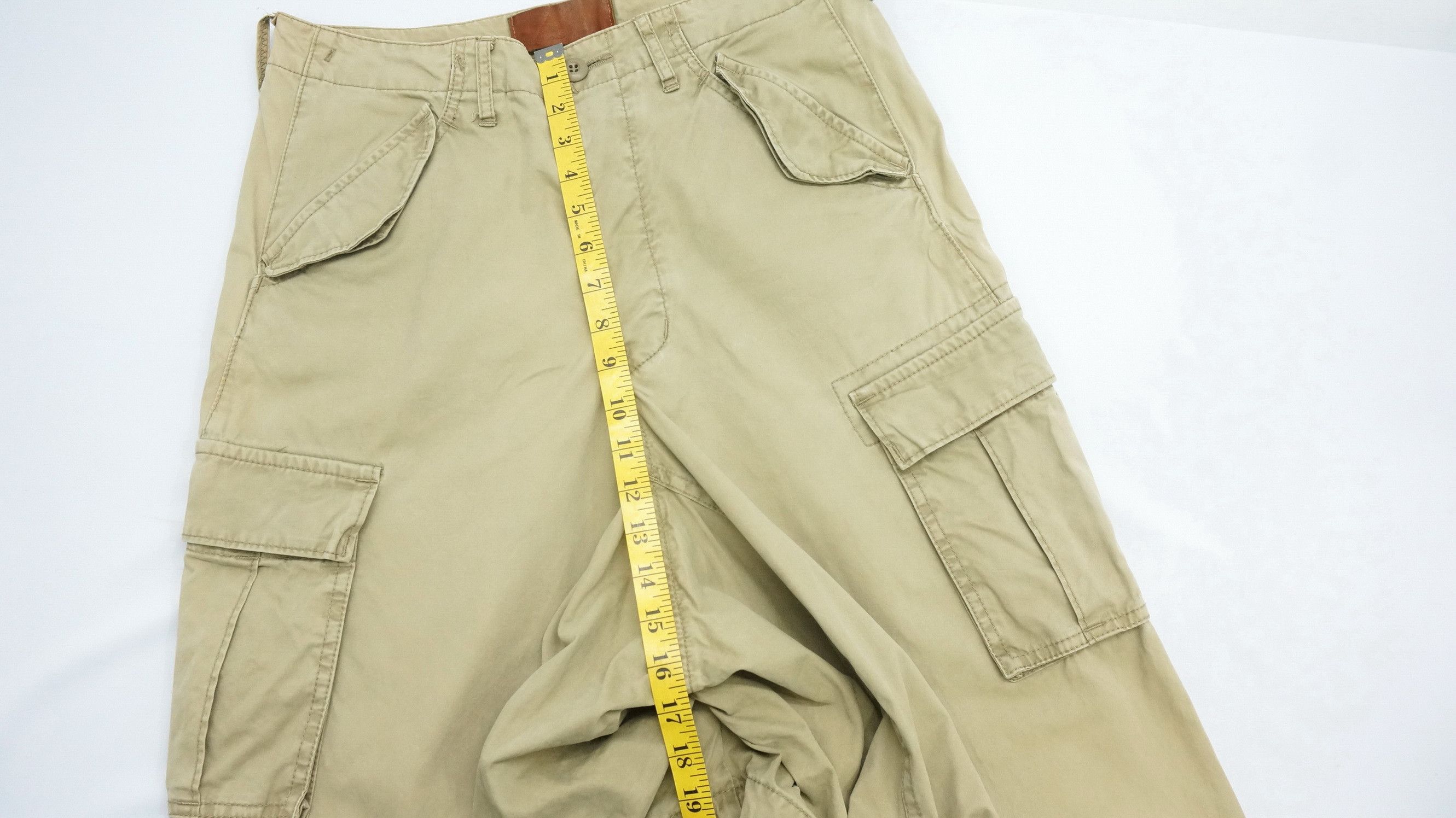 Japanese Brand Vintage RNA Inc Military Cargo Skirt Sunfaded Pants Hakama Size 30" / US 8 / IT 44 - 10 Thumbnail