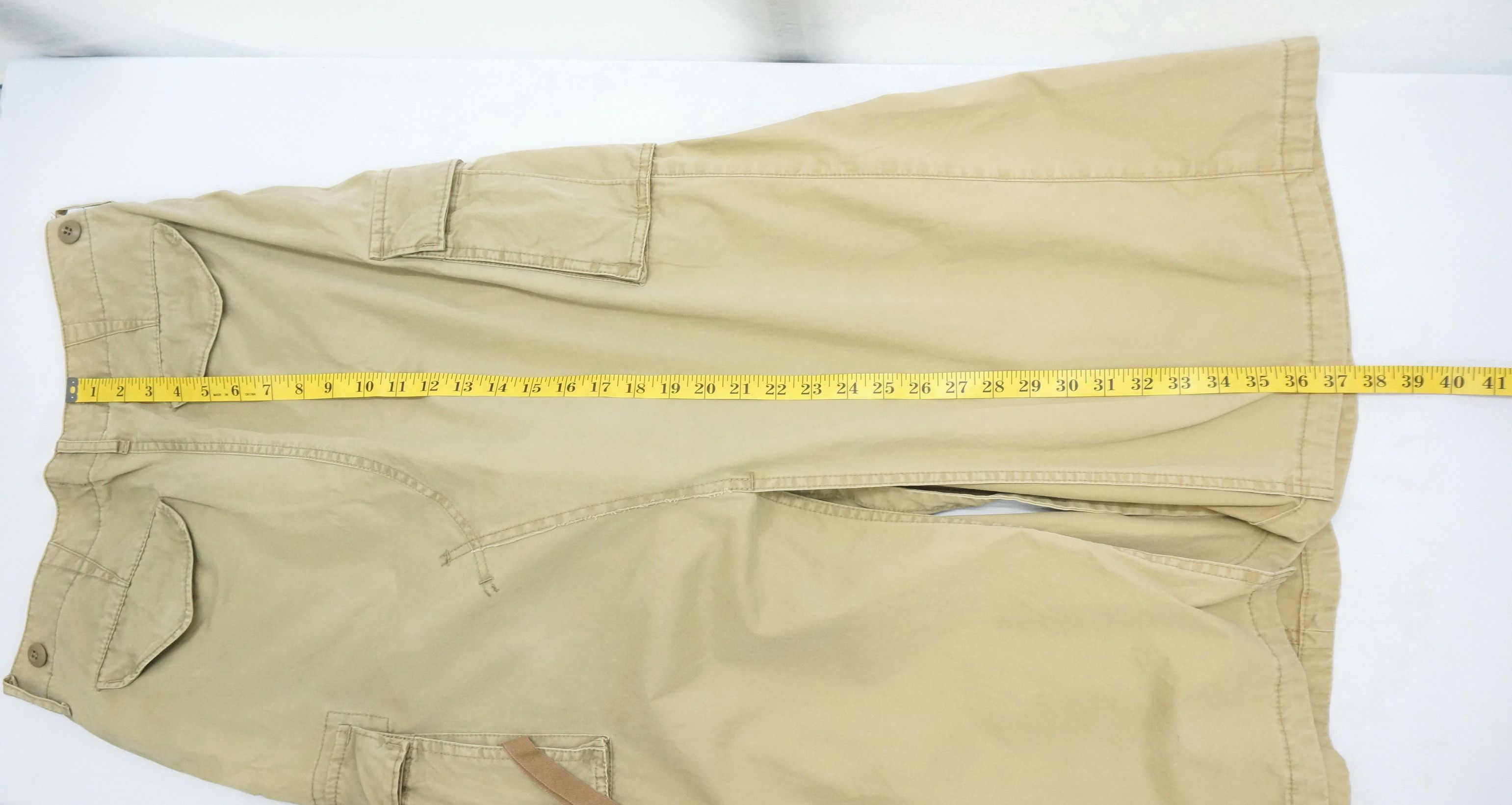 Japanese Brand Vintage RNA Inc Military Cargo Skirt Sunfaded Pants Hakama Size 30" / US 8 / IT 44 - 11 Thumbnail