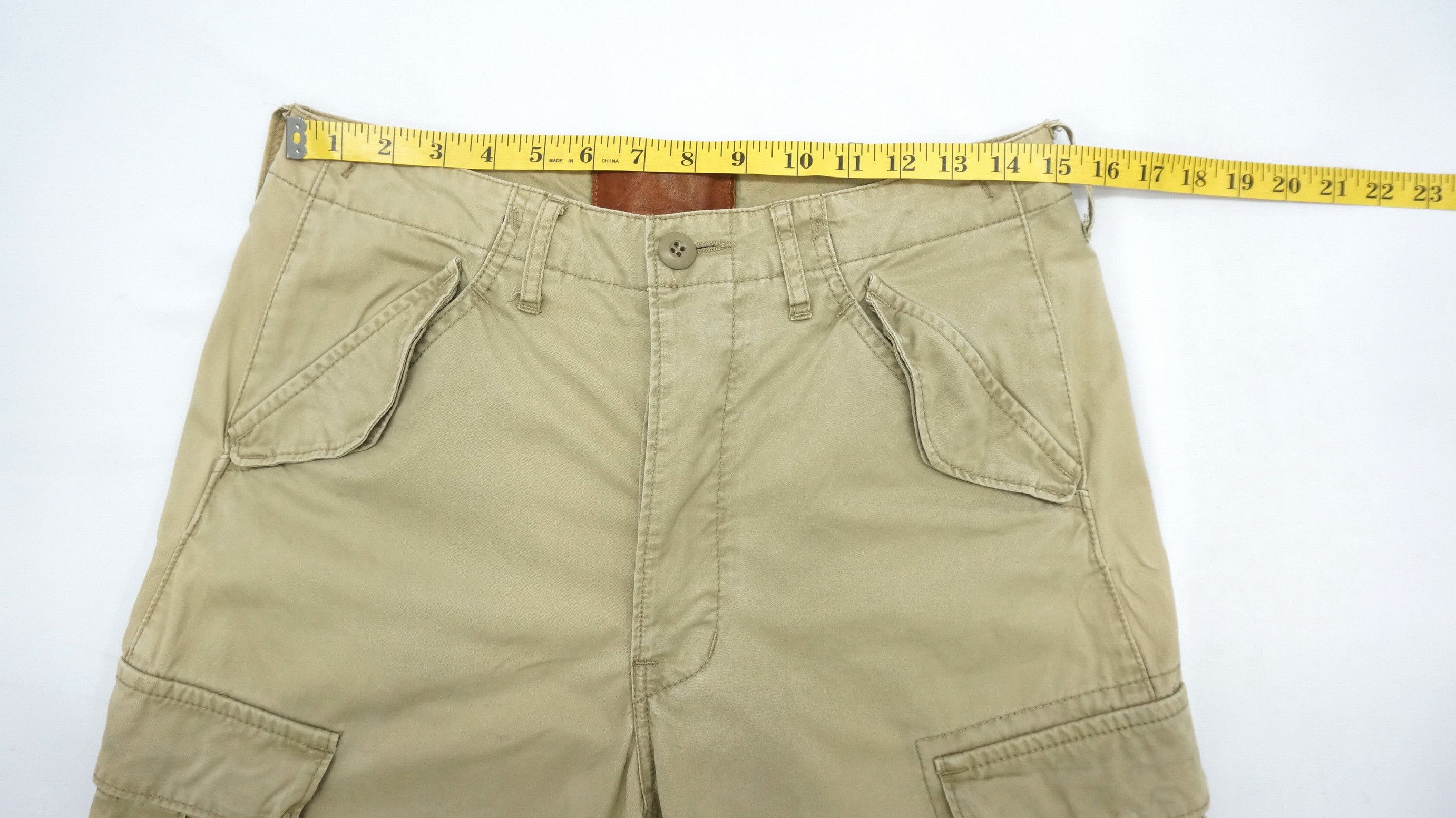 Japanese Brand Vintage RNA Inc Military Cargo Skirt Sunfaded Pants Hakama Size 30" / US 8 / IT 44 - 9 Thumbnail