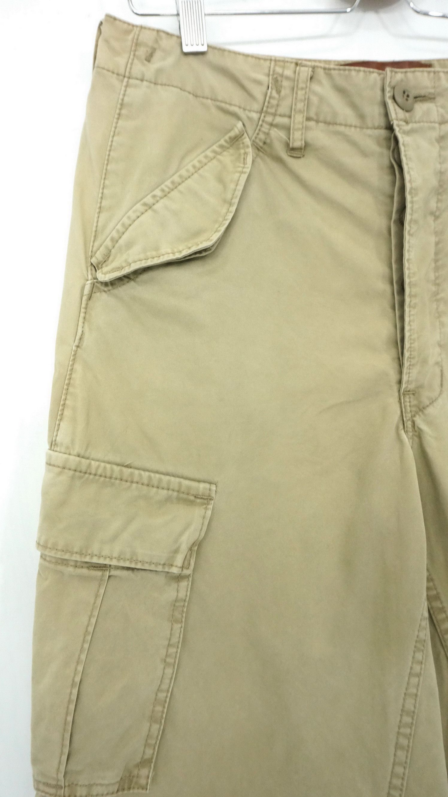 Japanese Brand Vintage RNA Inc Military Cargo Skirt Sunfaded Pants Hakama Size 30" / US 8 / IT 44 - 4 Thumbnail