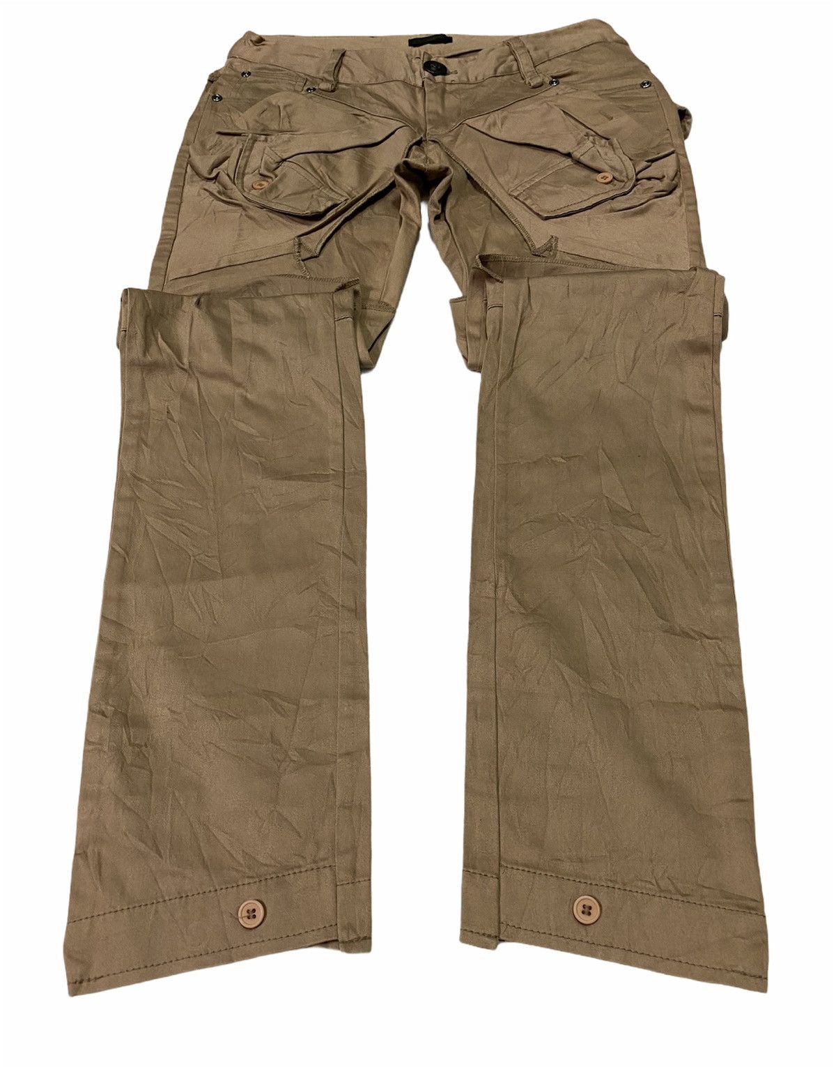 Japanese Brand Barak Denim Deconstructed Pant Size US 29 - 7 Thumbnail
