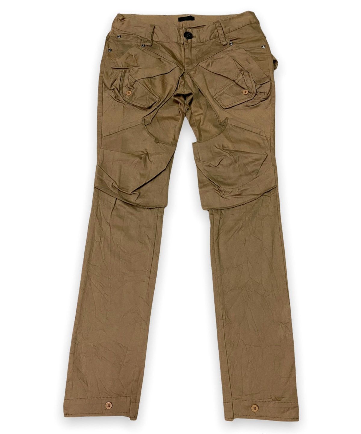 Japanese Brand Barak Denim Deconstructed Pant Size US 29 - 1 Thumbnail