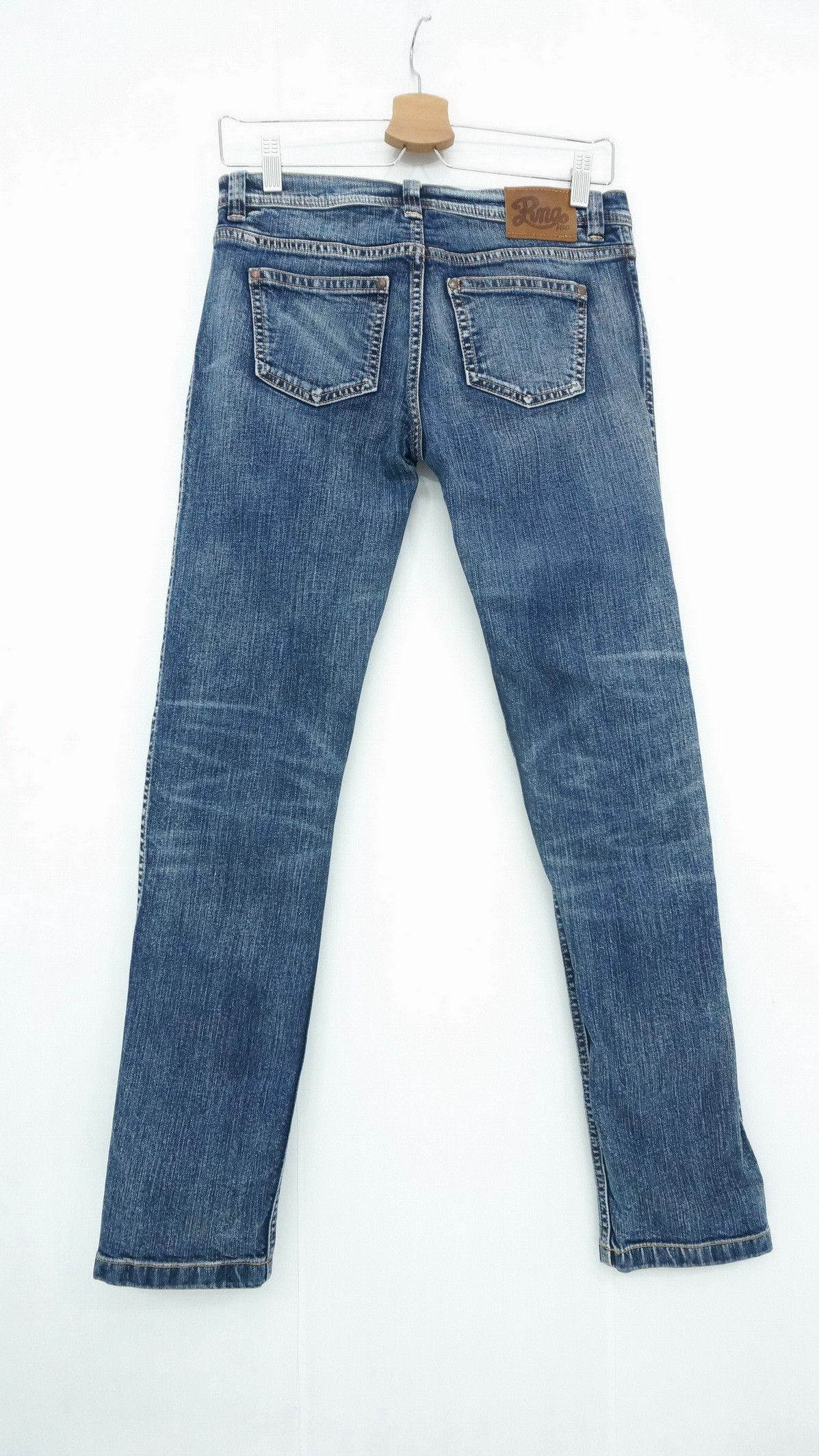 Japanese Brand Japan RNA Inc Star Knee Patchwork Skinny Women's Jeans Size US 28 / EU 44 - 3 Thumbnail