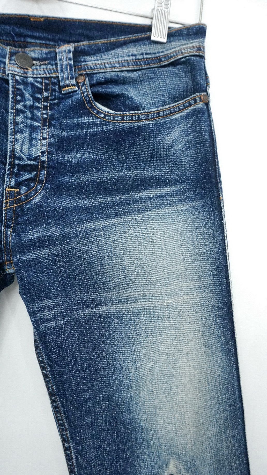 Japanese Brand Japan RNA Inc Star Knee Patchwork Skinny Women's Jeans Size US 28 / EU 44 - 5 Thumbnail