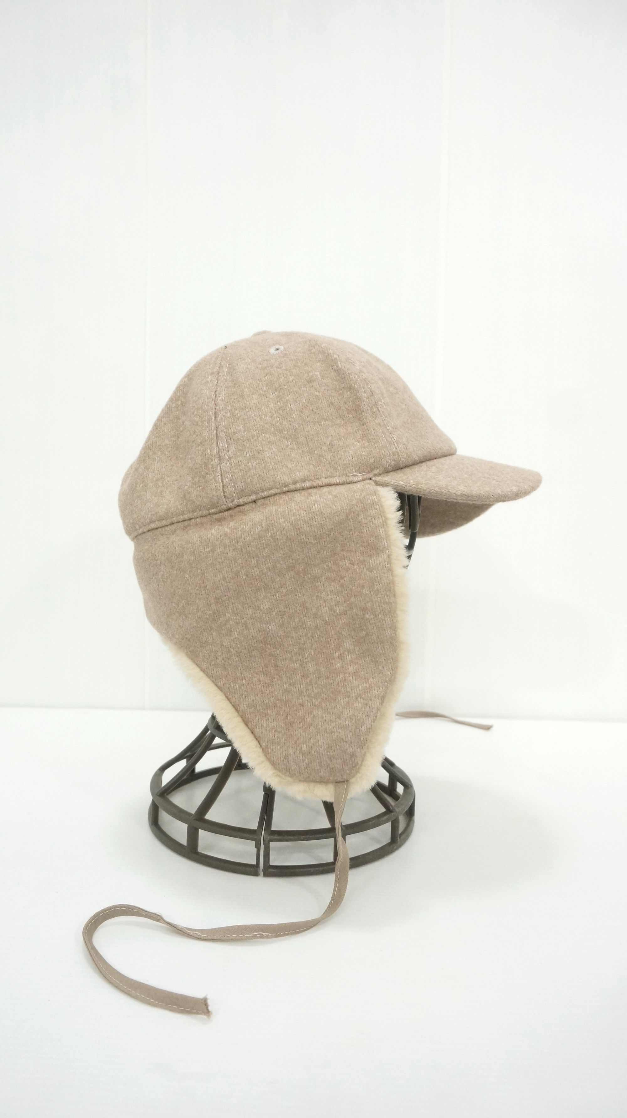 Japanese Brand 🔥Japanese Light Brown Earflap cap Size ONE SIZE - 2 Thumbnail