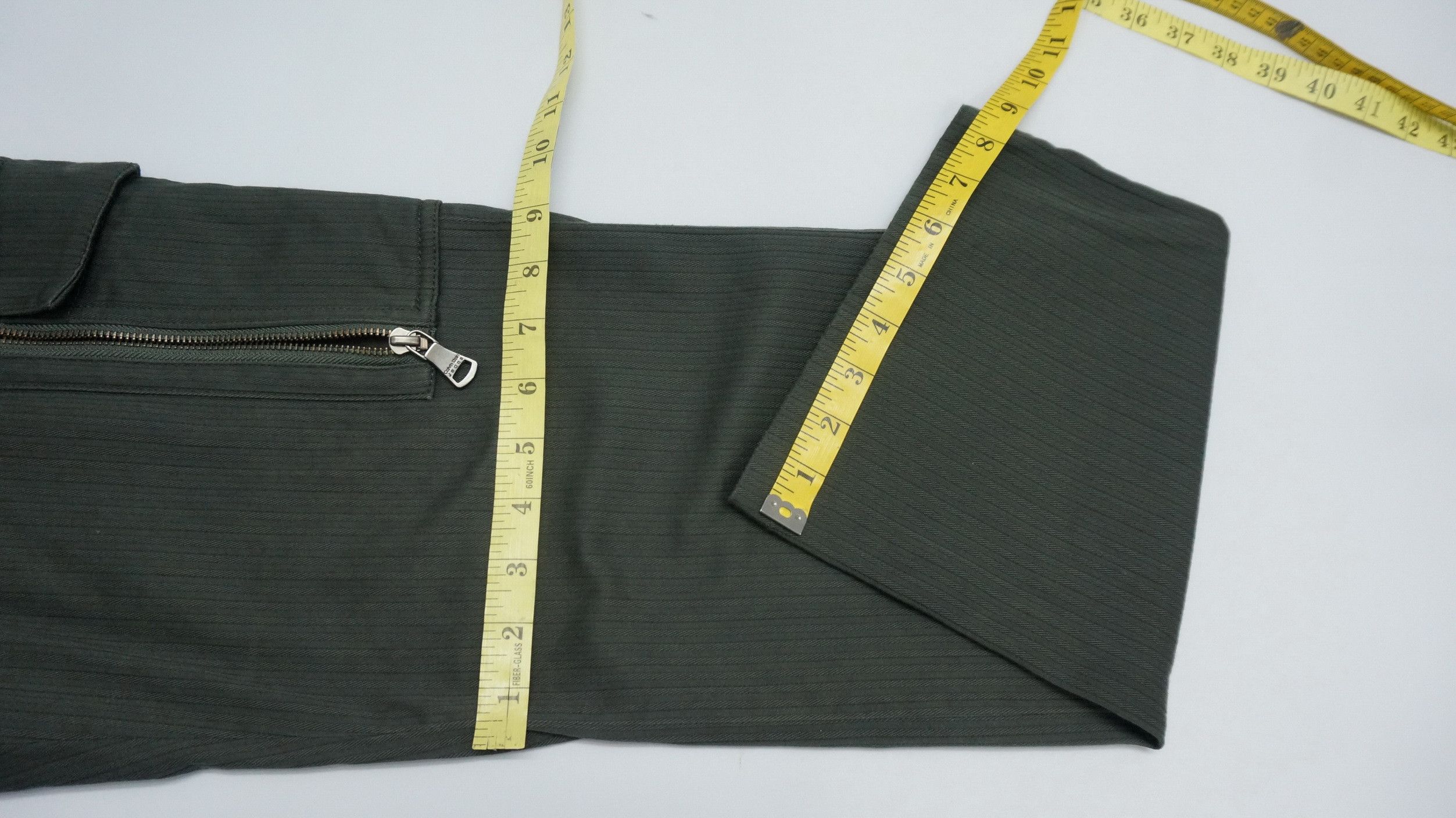 Calvin Klein CALVIN KLEIN Greenish Slate Black Cargo Worn Pants Size US 34 / EU 50 - 20 Thumbnail