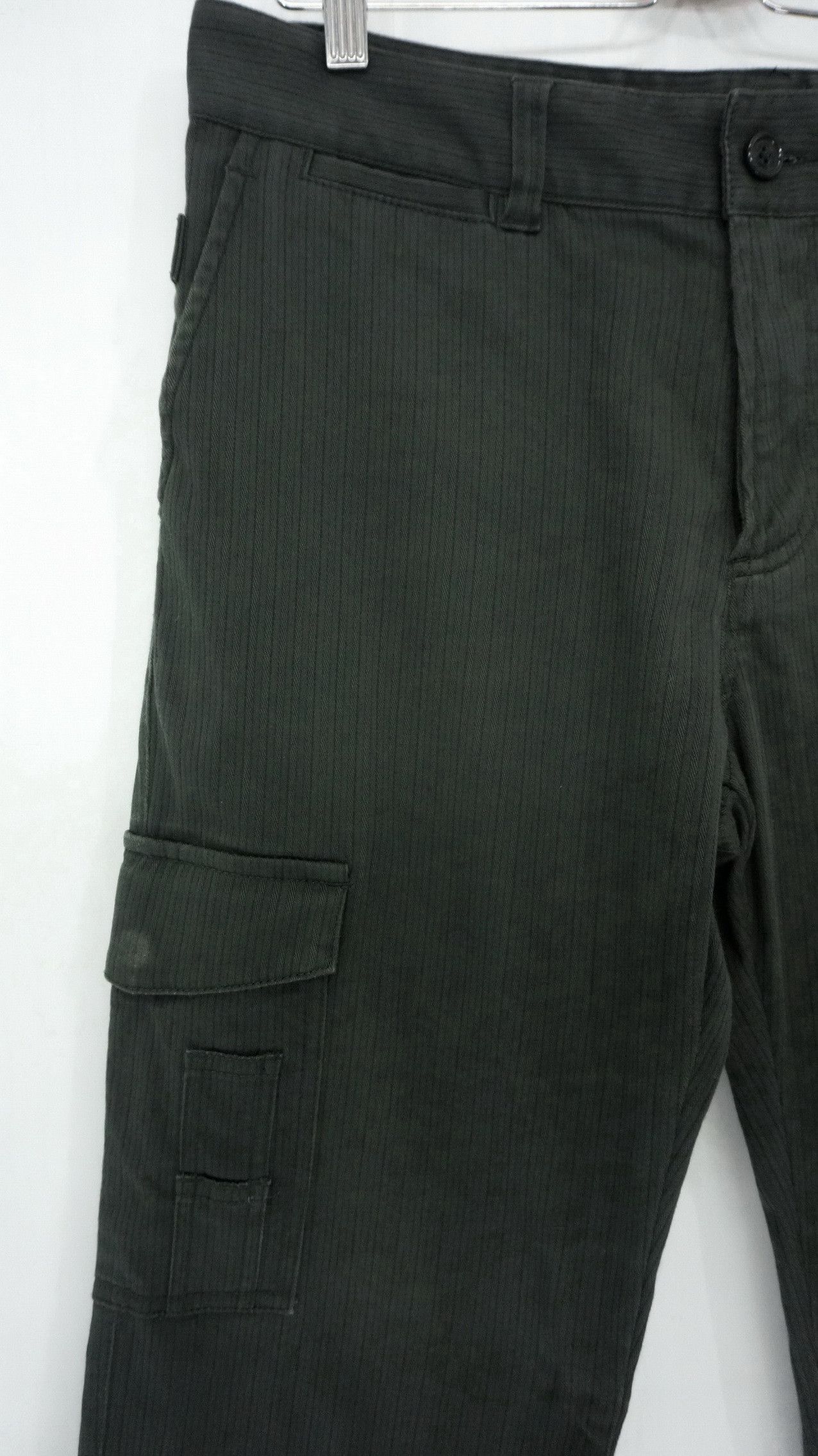 Calvin Klein CALVIN KLEIN Greenish Slate Black Cargo Worn Pants Size US 34 / EU 50 - 5 Thumbnail