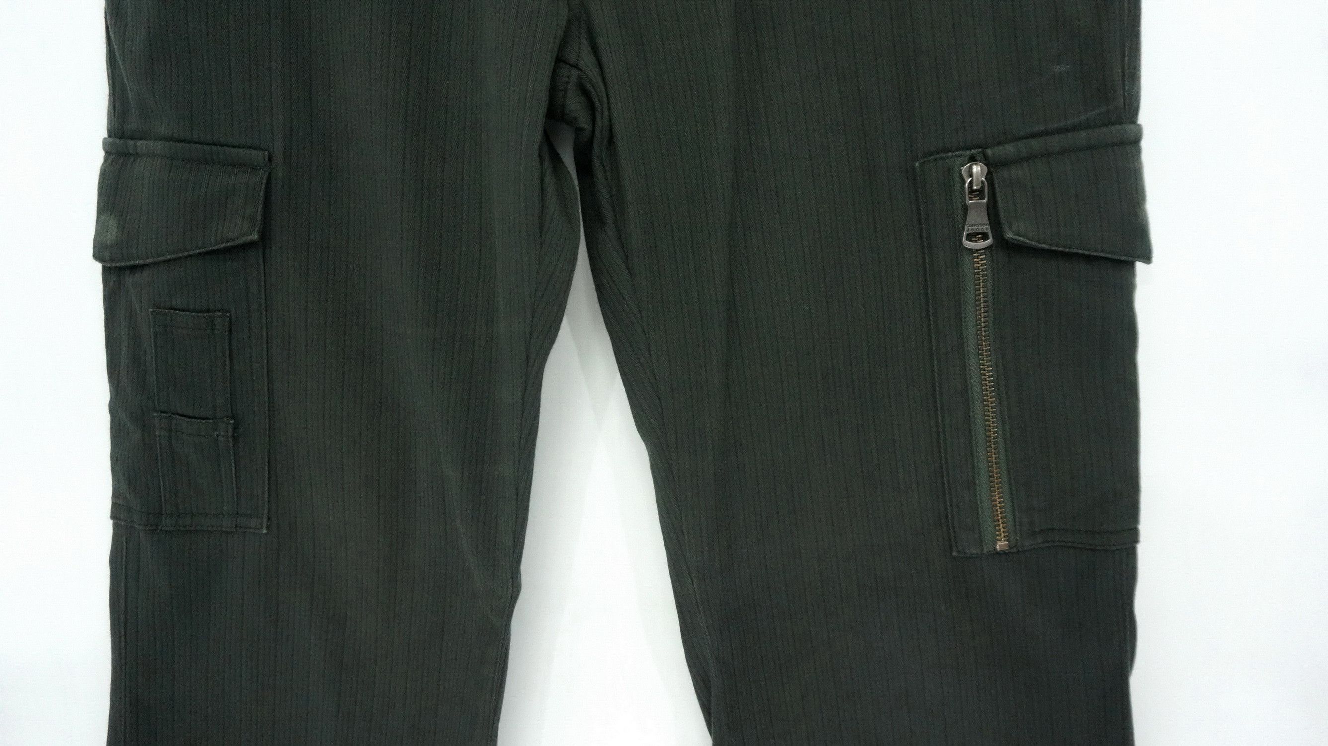 Calvin Klein CALVIN KLEIN Greenish Slate Black Cargo Worn Pants Size US 34 / EU 50 - 7 Thumbnail