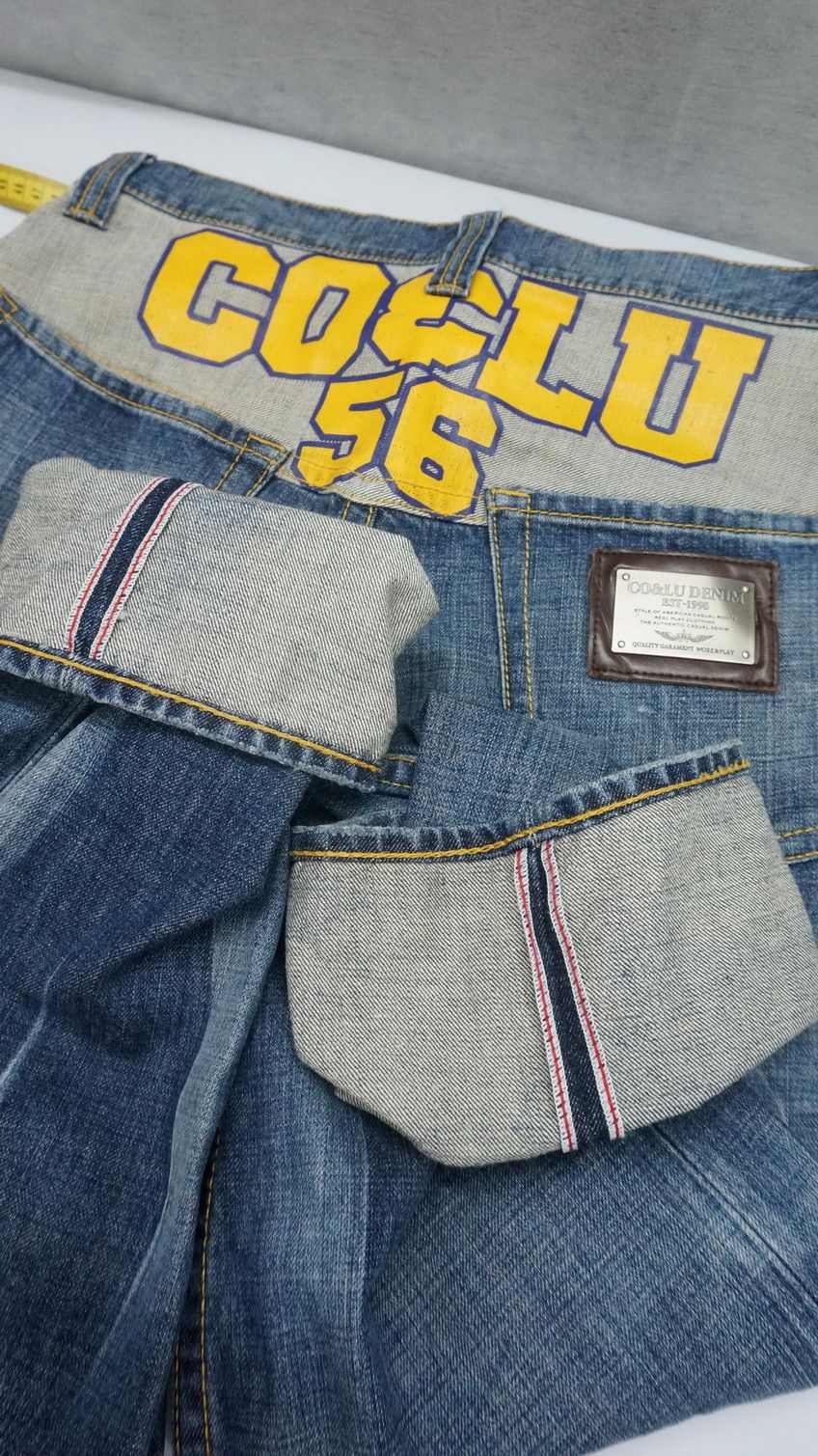 Japanese Brand CO & LU Distressed Denim Non Selvedge Jeans Size US 31 - 3 Thumbnail