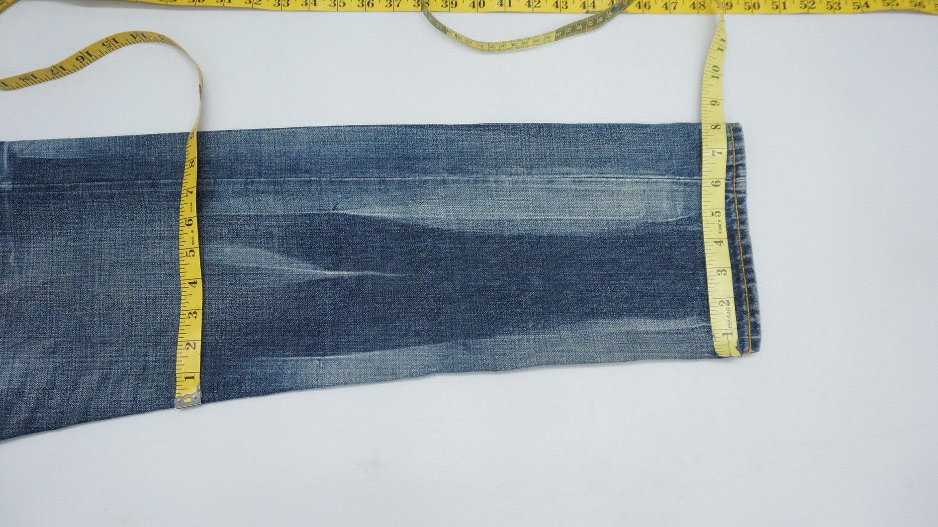 Japanese Brand CO & LU Distressed Denim Non Selvedge Jeans Size US 31 - 15 Thumbnail