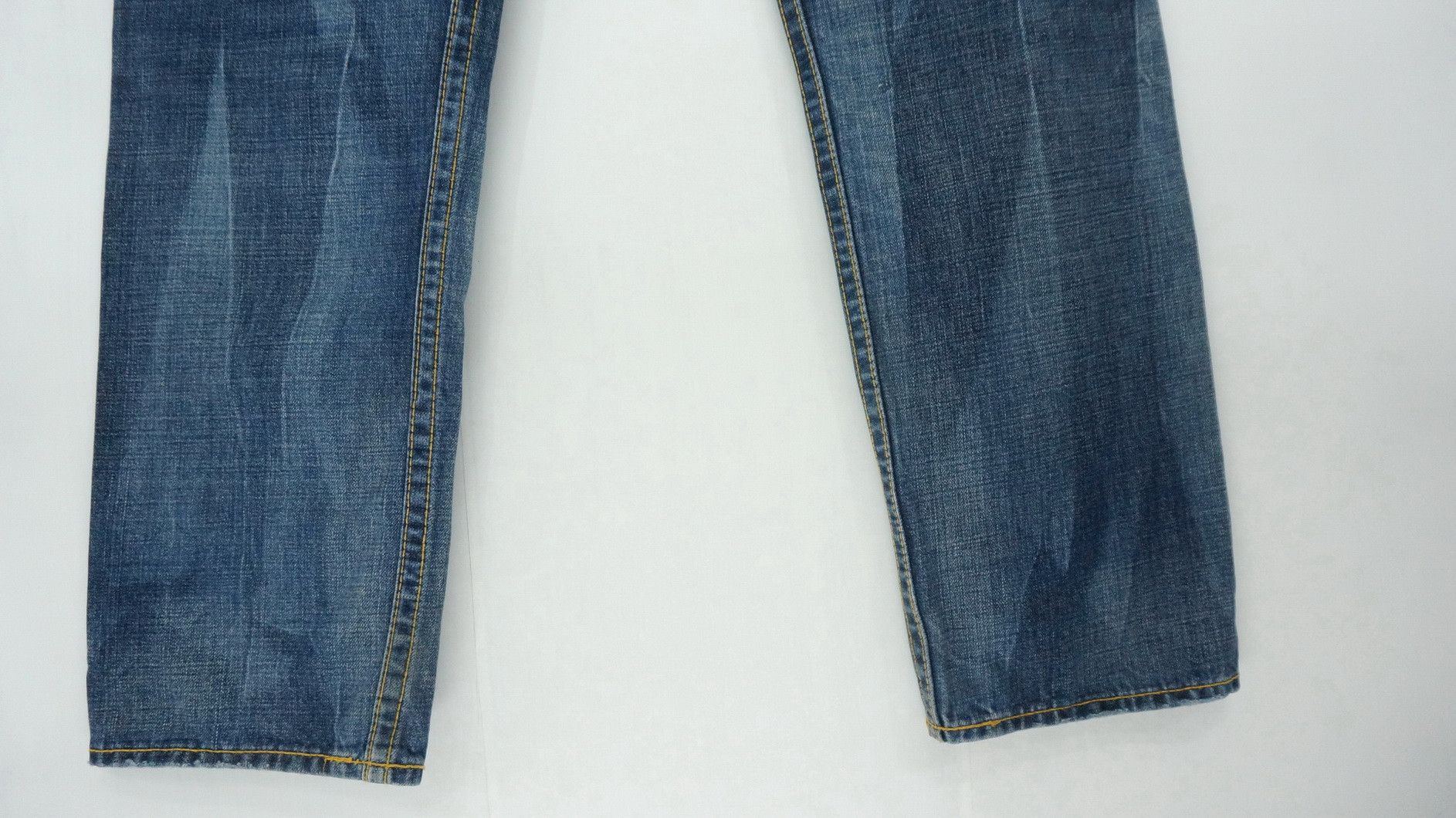 Japanese Brand CO & LU Distressed Denim Non Selvedge Jeans Size US 31 - 10 Thumbnail
