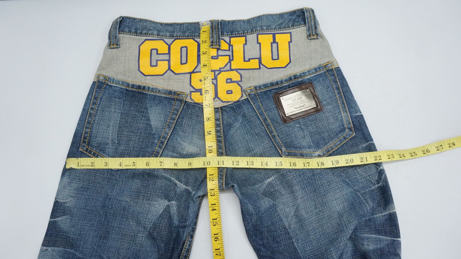Japanese Brand CO & LU Distressed Denim Non Selvedge Jeans Size US 31 - 14 Thumbnail
