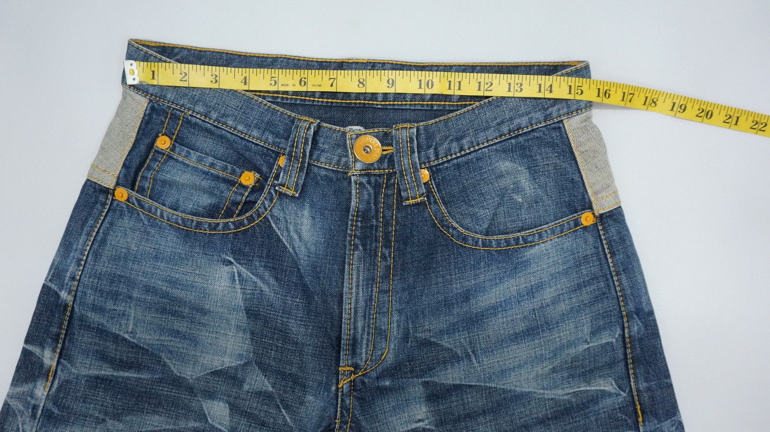 Japanese Brand CO & LU Distressed Denim Non Selvedge Jeans Size US 31 - 11 Thumbnail