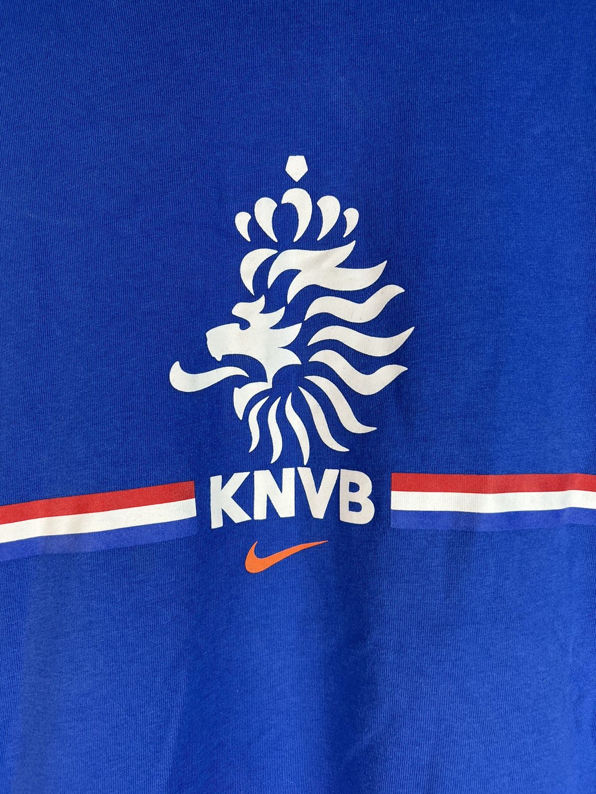 Nike × Vintage Nike Netherlands center swoosh tshirt Size US L / EU 52-54 / 3 - 3 Thumbnail
