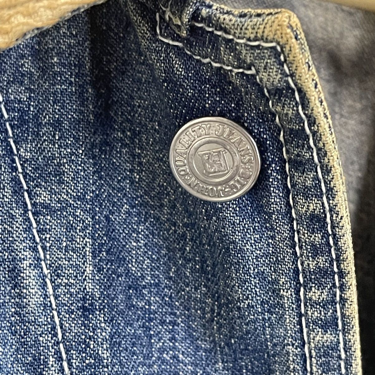 Big John Vintage 80s World Workers Big John Denim Jacket Size US L / EU 52-54 / 3 - 10 Thumbnail