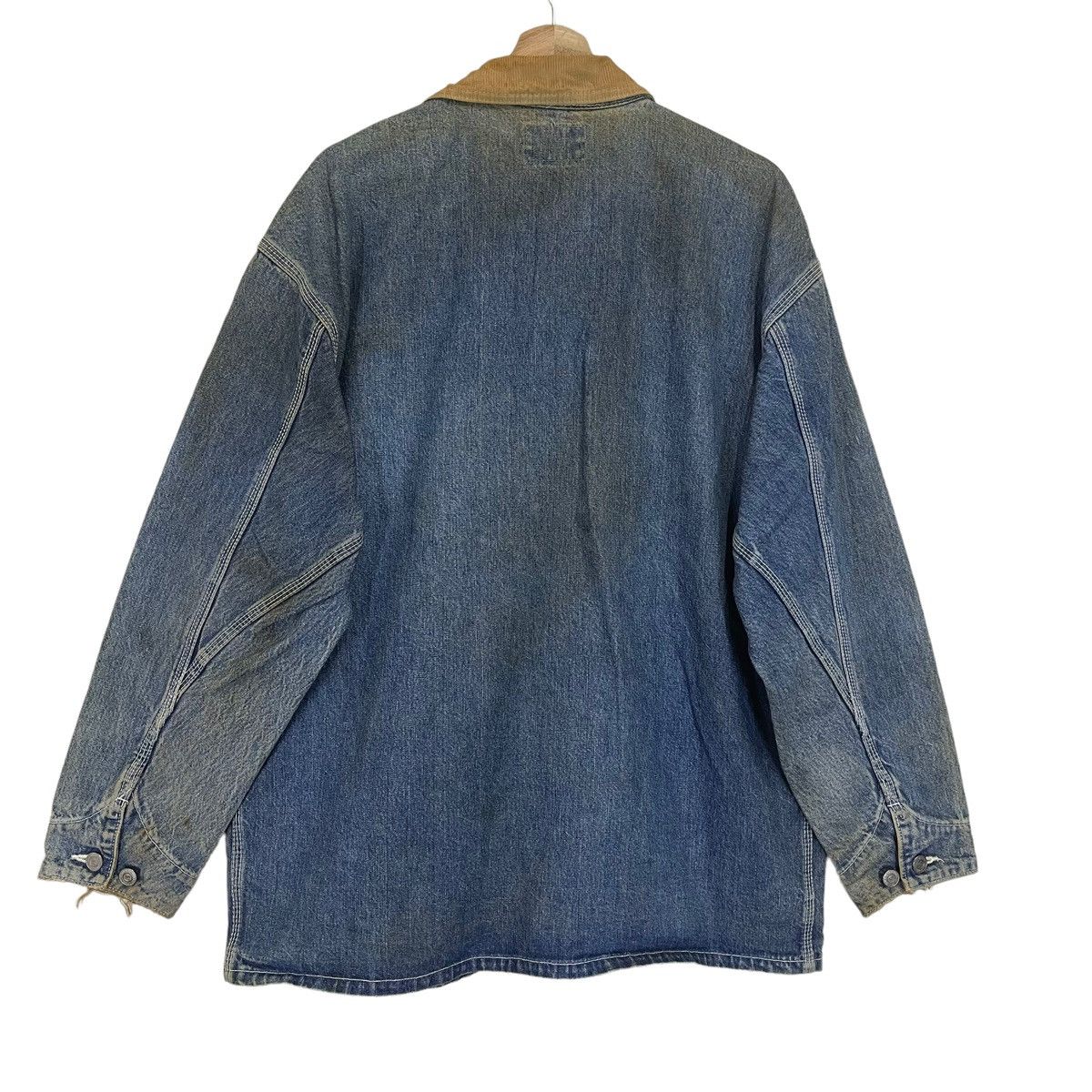 Big John Vintage 80s World Workers Big John Denim Jacket Size US L / EU 52-54 / 3 - 8 Thumbnail