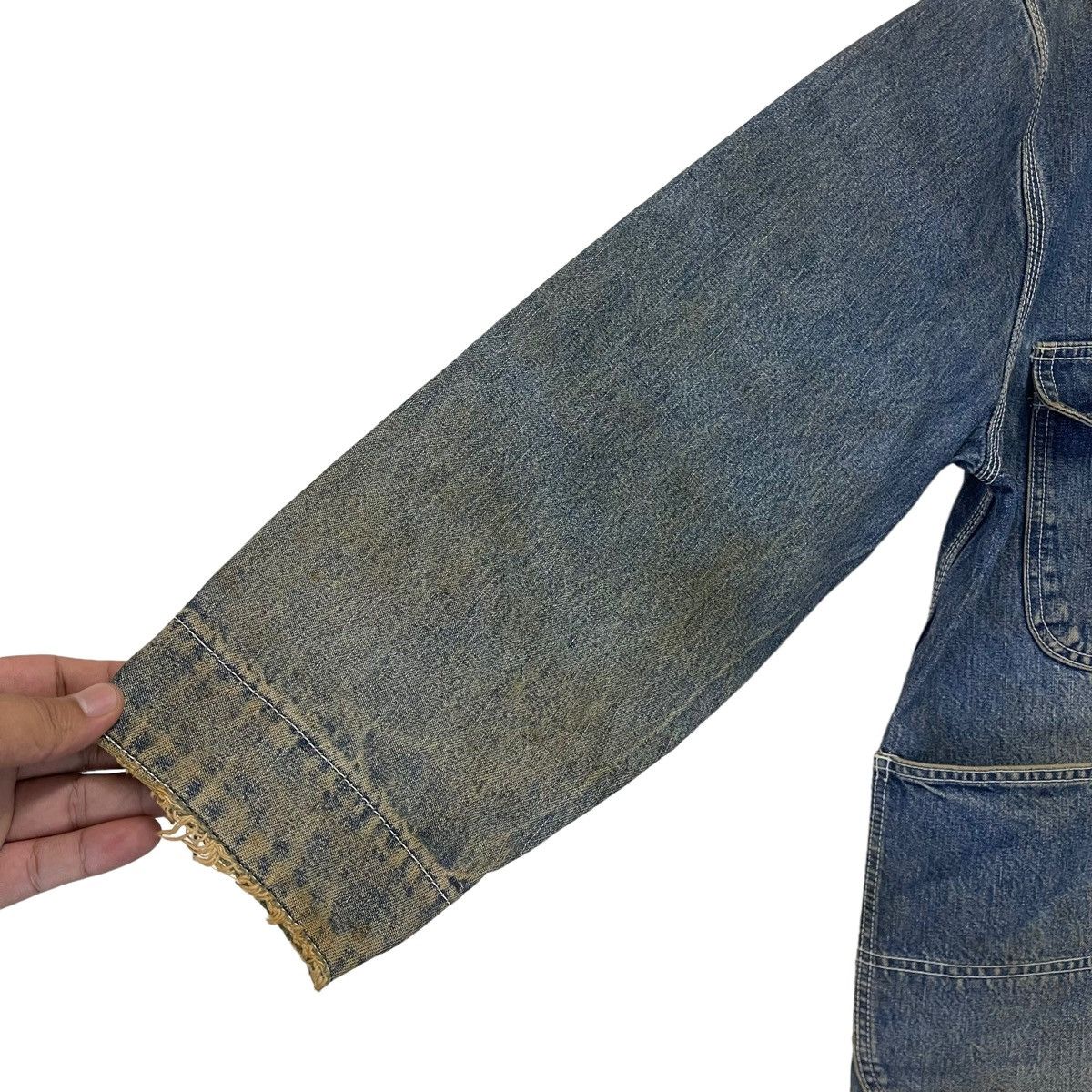 Big John Vintage 80s World Workers Big John Denim Jacket Size US L / EU 52-54 / 3 - 7 Thumbnail