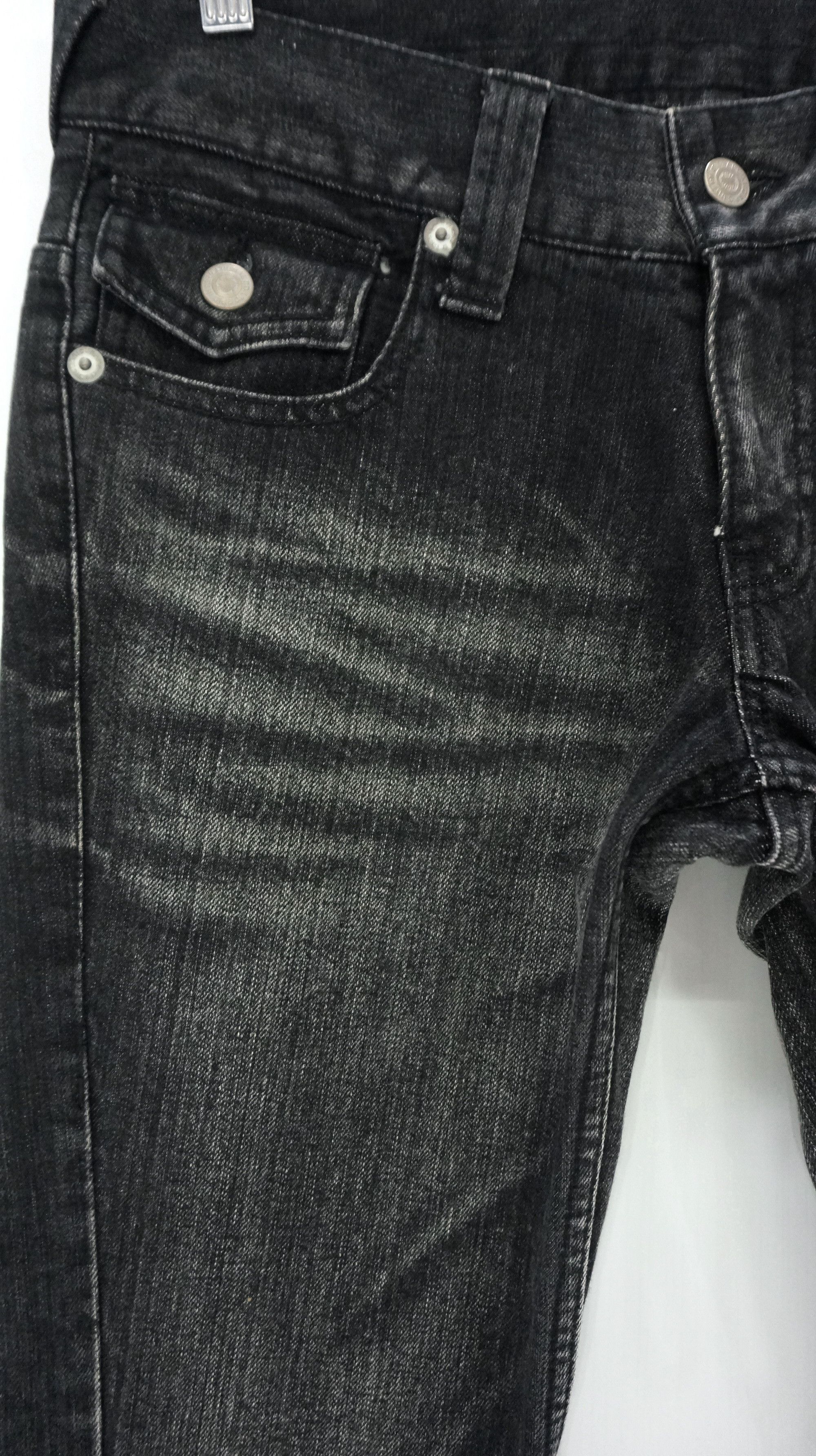 Japanese Brand × Modern Amusement × Tornado Mart DOPE FLARE 🔥 MODERN LOVERS Black Jeans Size US 31 - 5 Thumbnail